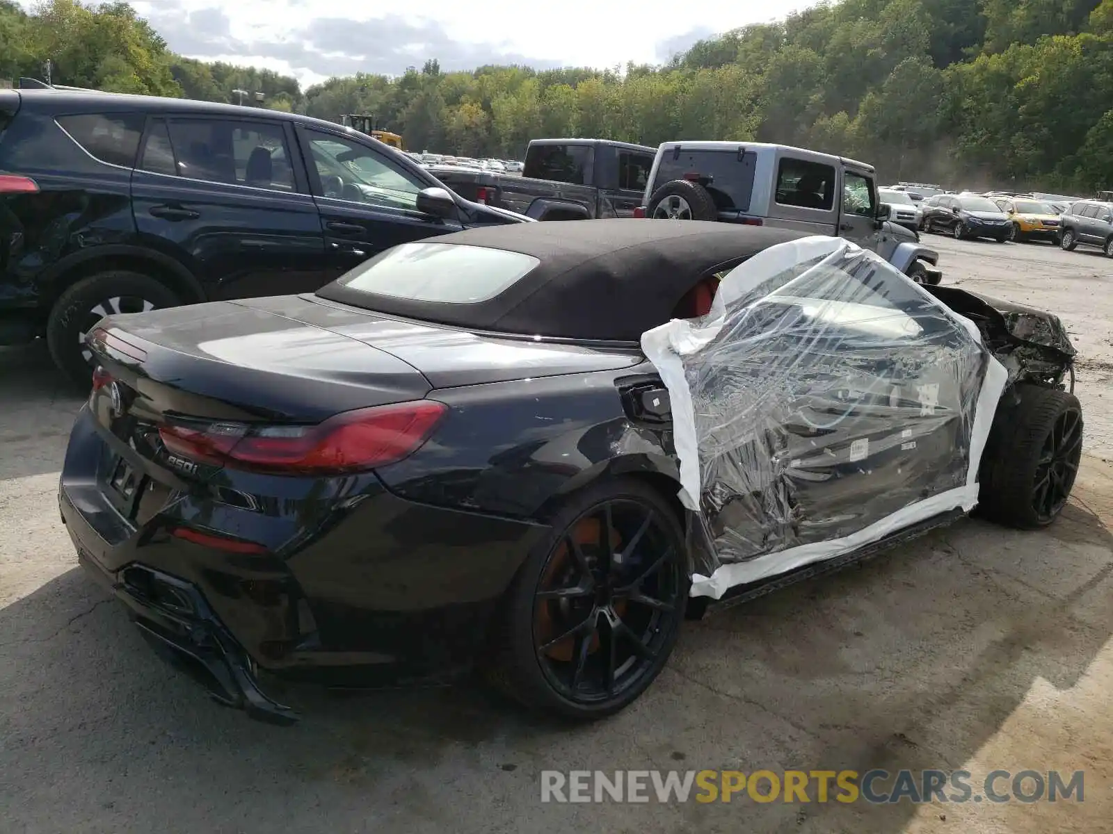 4 Фотография поврежденного автомобиля WBAFY4C50KBX29721 BMW M850XI 2019