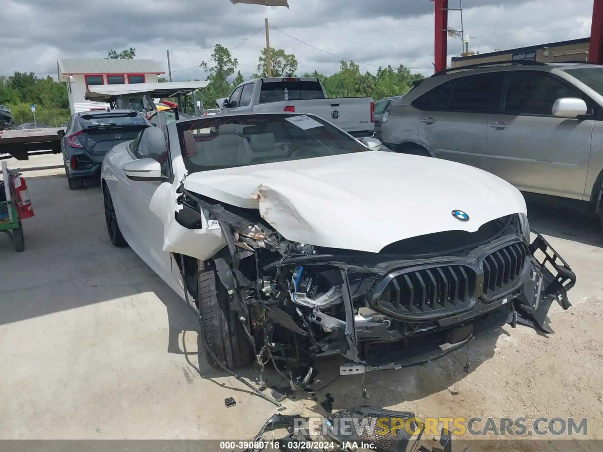 1 Photograph of a damaged car WBAFY4C50KBX29914 BMW M850XI 2019