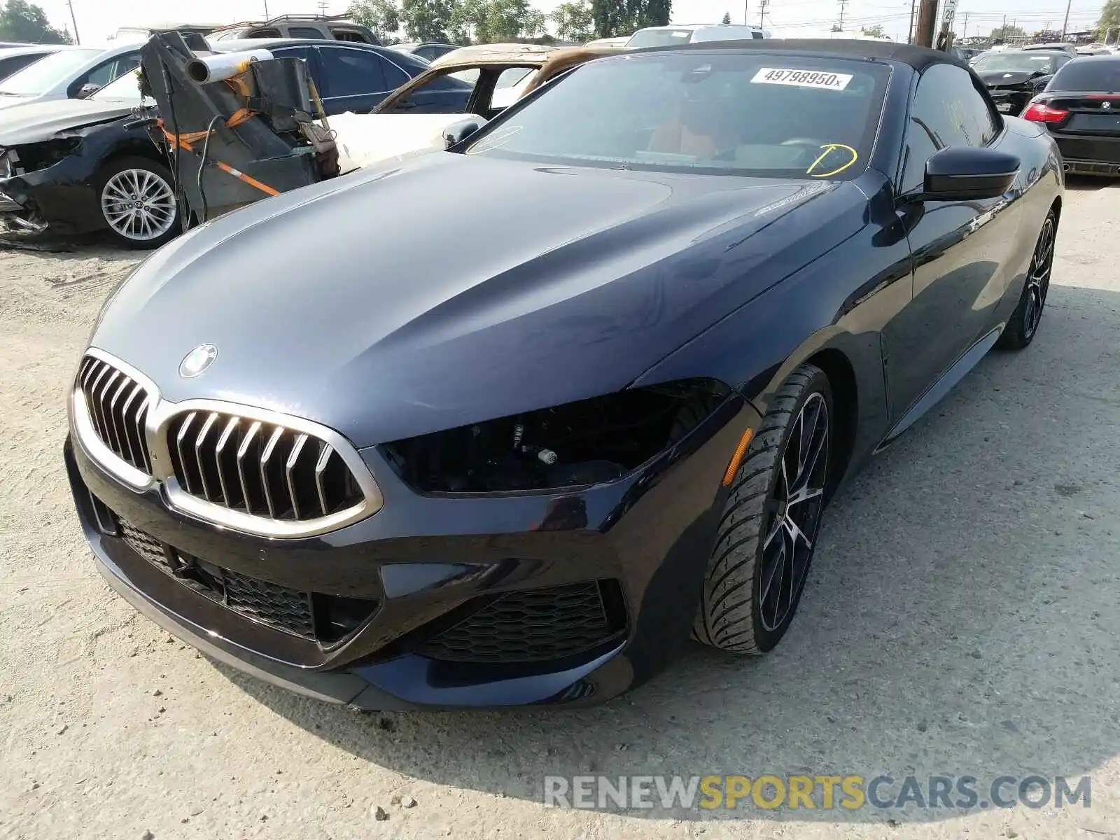 2 Фотография поврежденного автомобиля WBAFY4C56KBX29609 BMW M850XI 2019