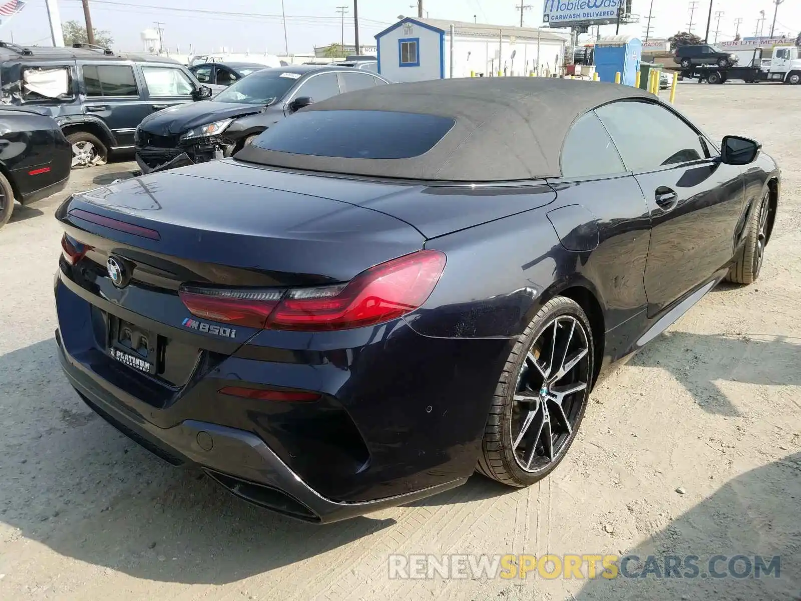 4 Фотография поврежденного автомобиля WBAFY4C56KBX29609 BMW M850XI 2019