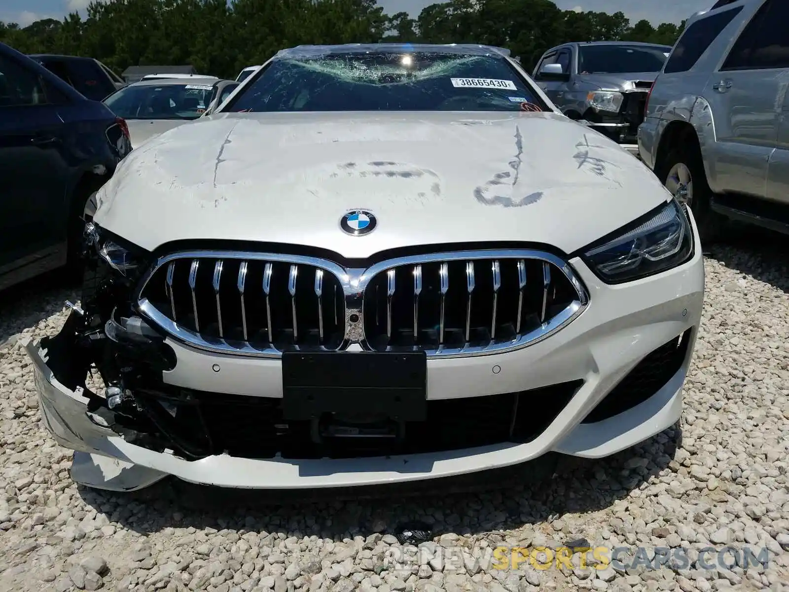 9 Фотография поврежденного автомобиля WBAGV8C06LCD61990 BMW M850XI 2020