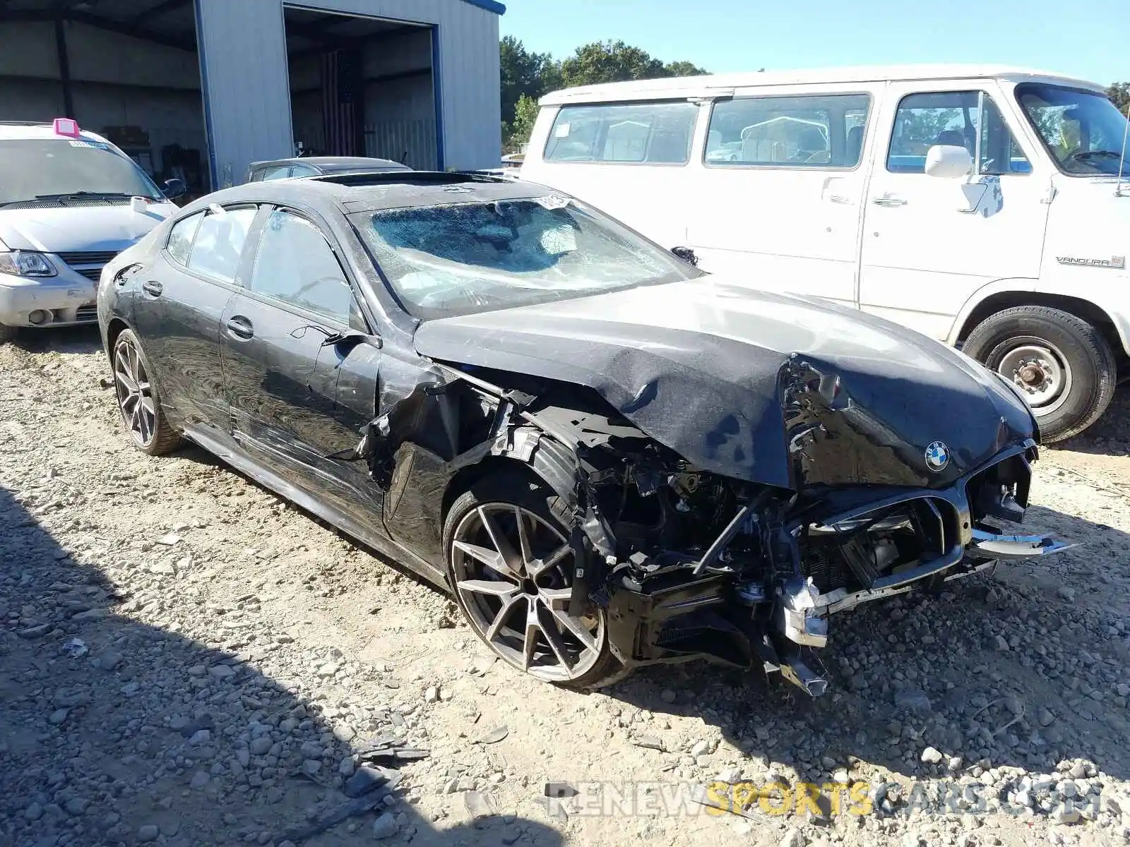 1 Фотография поврежденного автомобиля WBAGV8C0XLBP48920 BMW M850XI 2020
