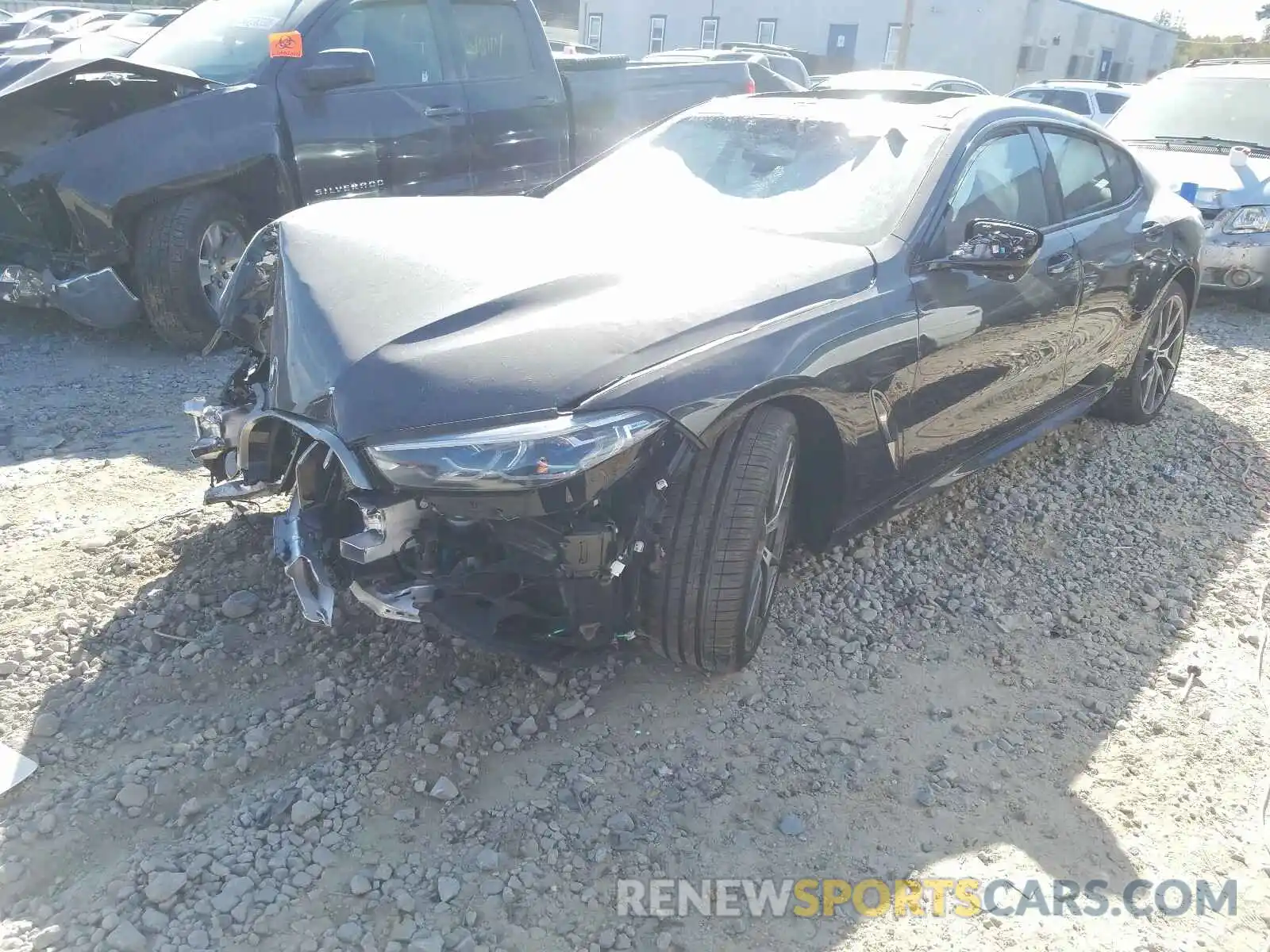 2 Фотография поврежденного автомобиля WBAGV8C0XLBP48920 BMW M850XI 2020