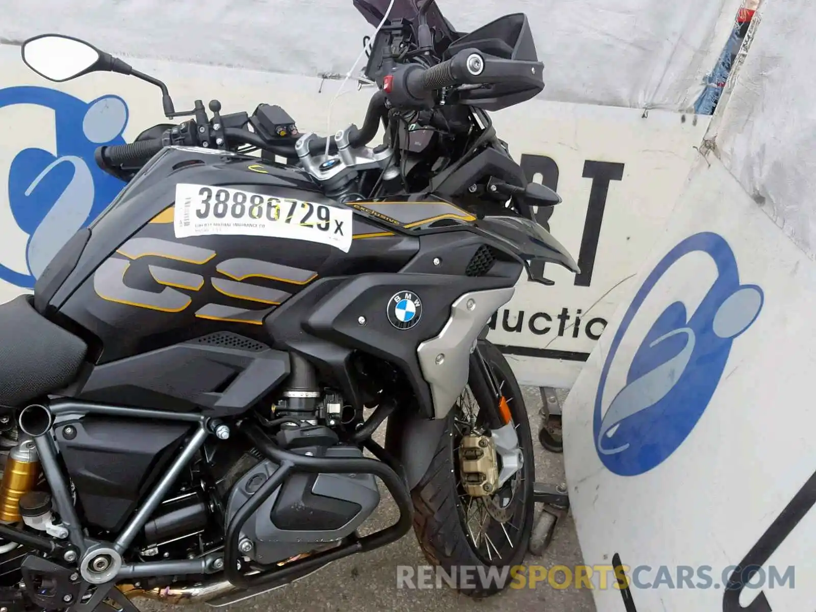 5 Фотография поврежденного автомобиля WB10J9301KZH98617 BMW R 1250 GS 2019