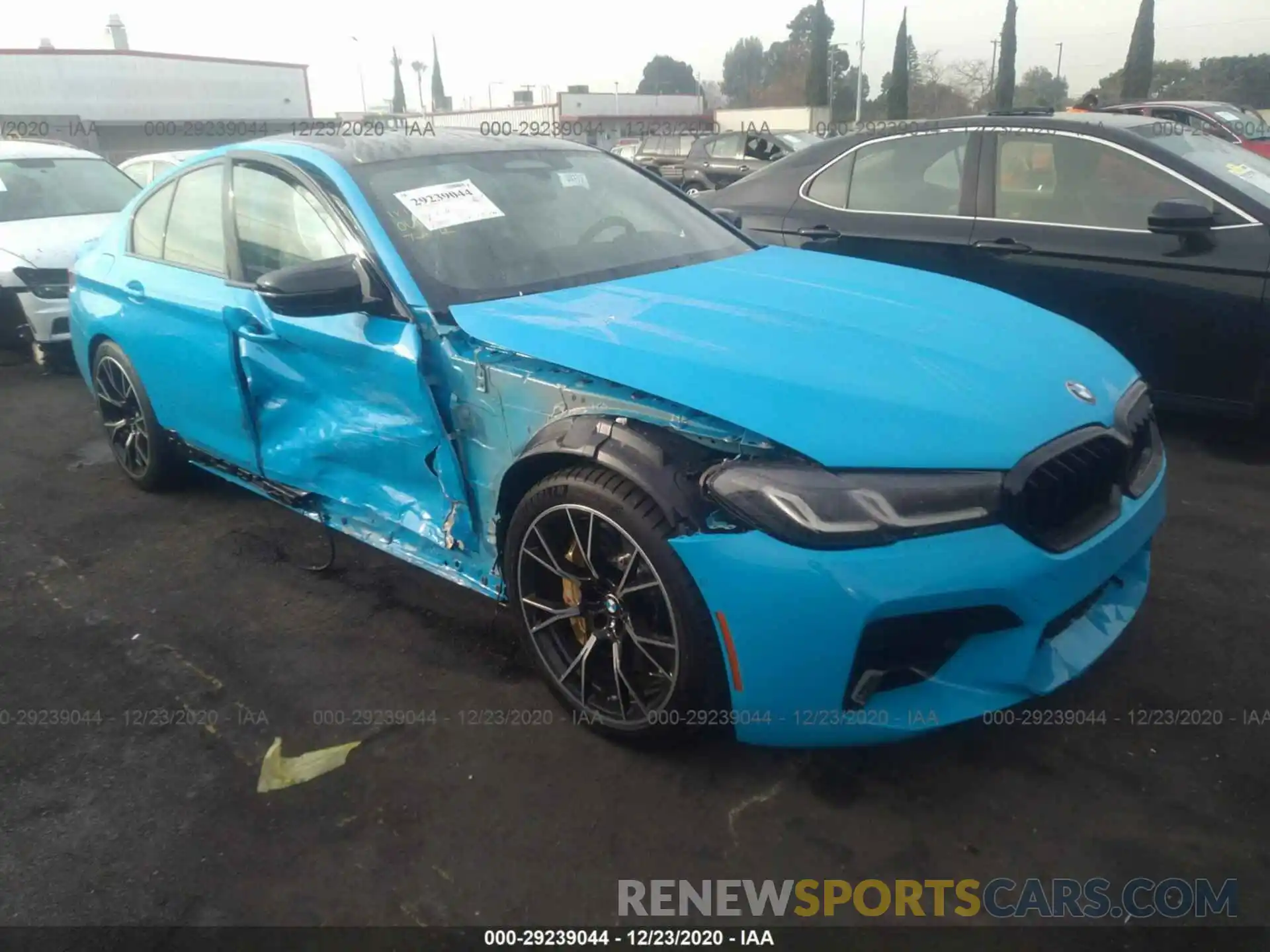 1 Photograph of a damaged car WBS83CH01MCF50906 BMW Unknown 2021