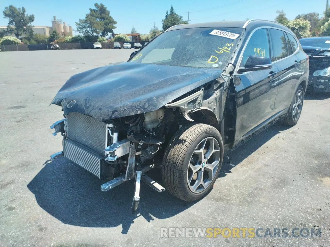 2 Photograph of a damaged car WBXHT3C50K3H33997 BMW X1 2019