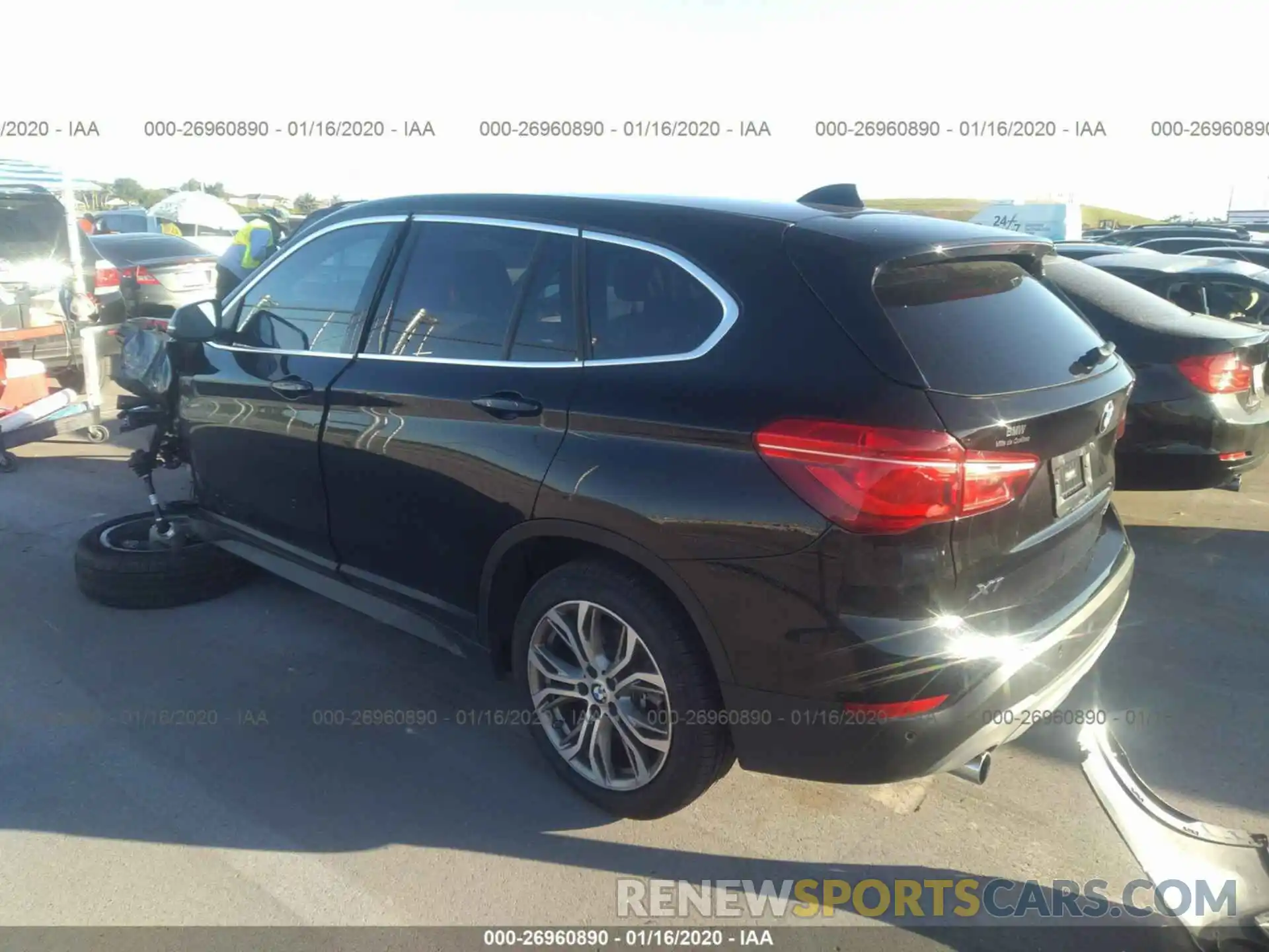 3 Photograph of a damaged car WBXHT3C50K3H34907 BMW X1 2019