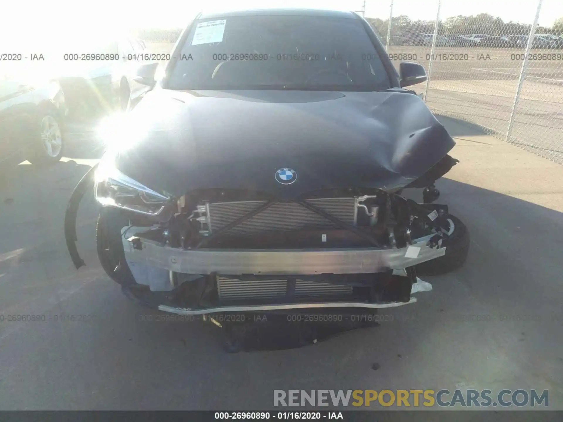 6 Photograph of a damaged car WBXHT3C50K3H34907 BMW X1 2019
