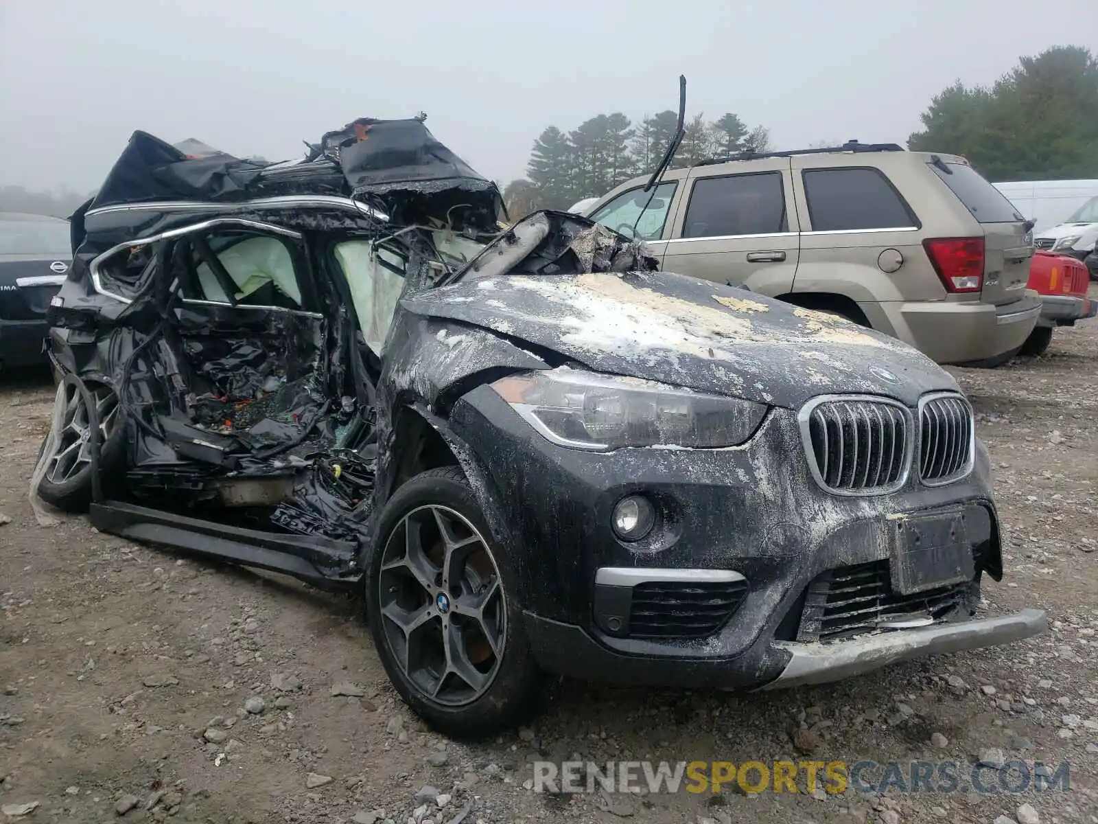 1 Photograph of a damaged car WBXHT3C50K5L36209 BMW X1 2019