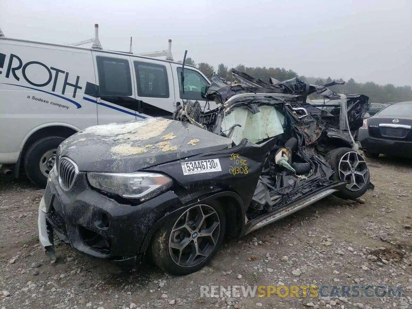 2 Photograph of a damaged car WBXHT3C50K5L36209 BMW X1 2019