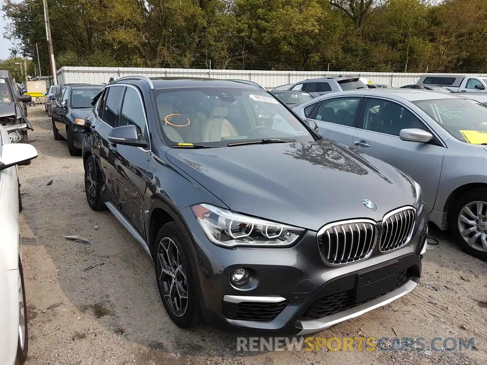 1 Photograph of a damaged car WBXHT3C50K5L37795 BMW X1 2019