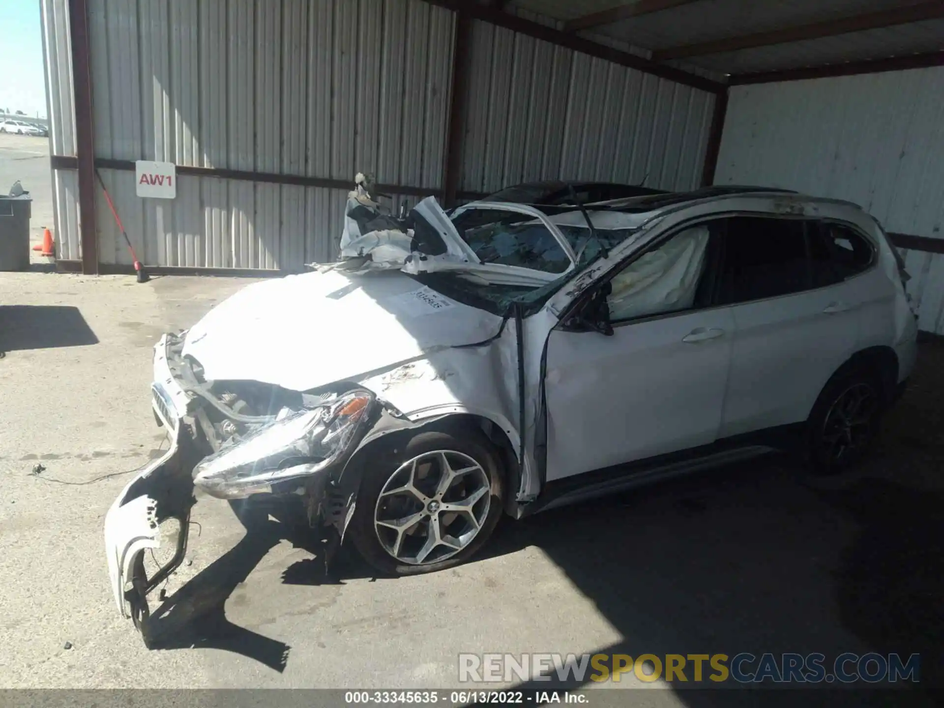 2 Photograph of a damaged car WBXHT3C50K5L89282 BMW X1 2019