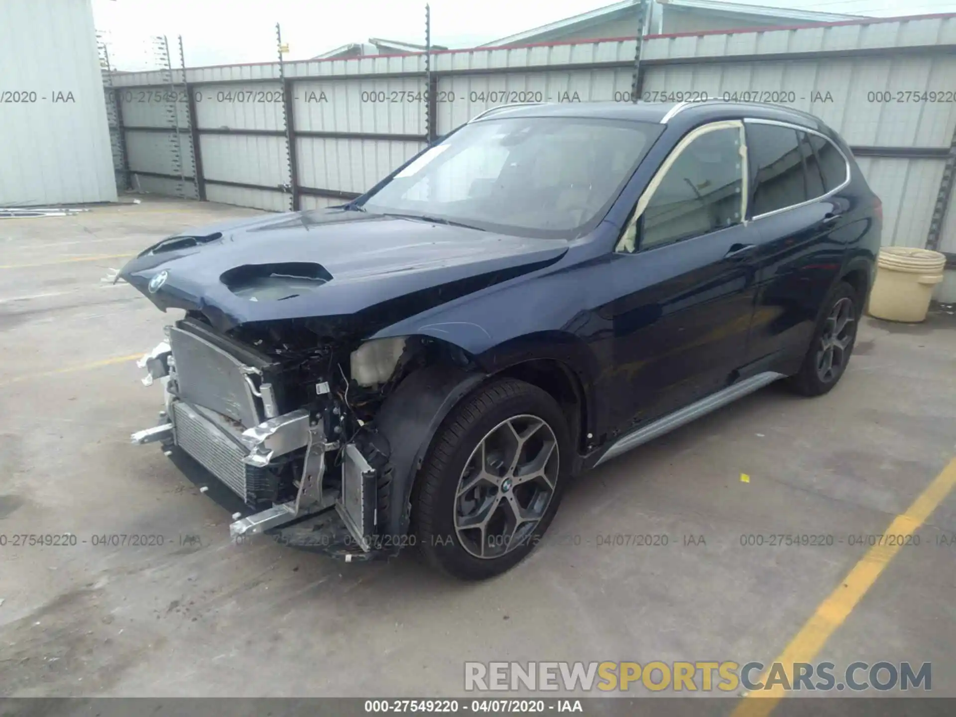 2 Photograph of a damaged car WBXHT3C50K5L91260 BMW X1 2019