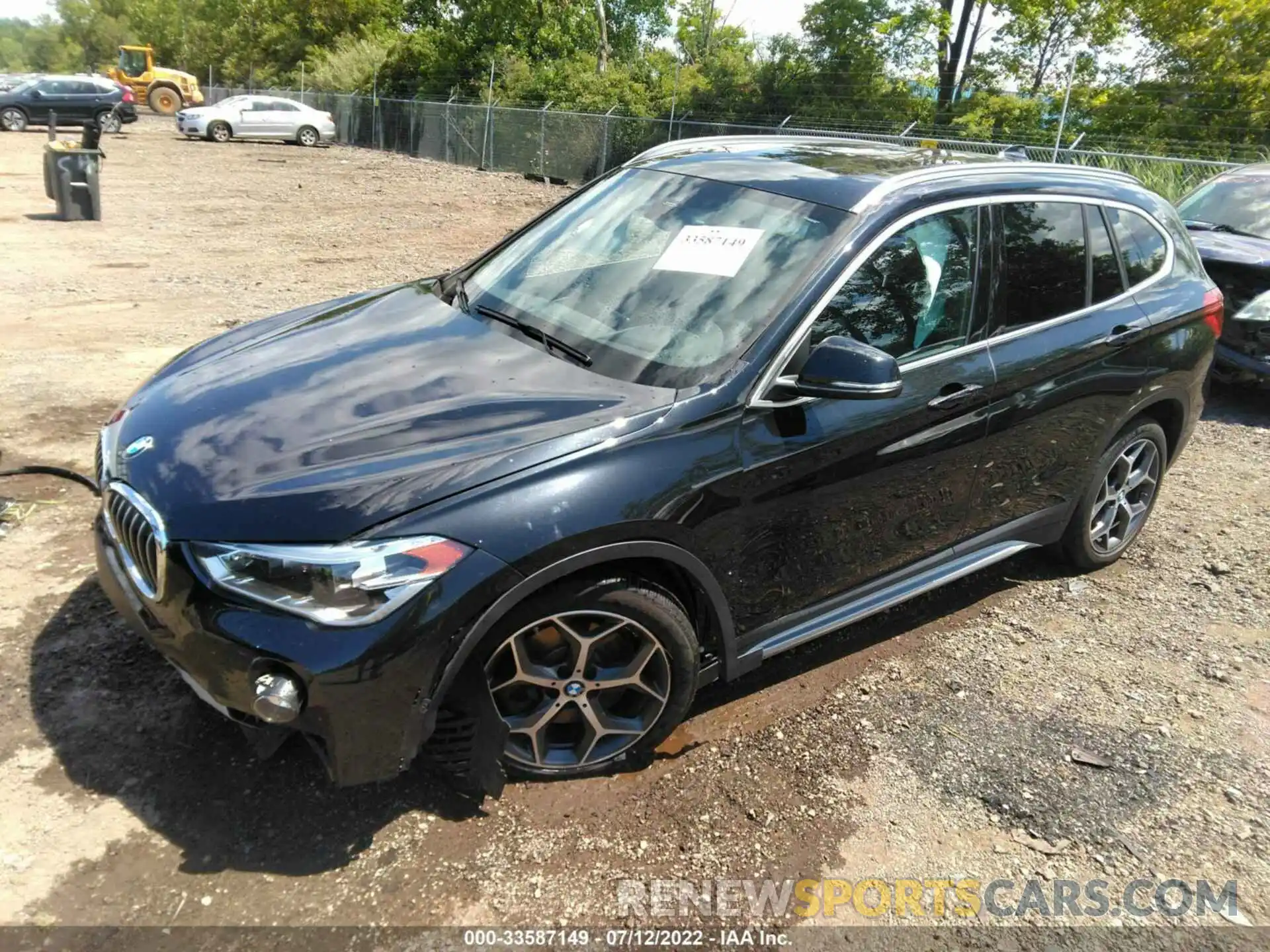 2 Photograph of a damaged car WBXHT3C51K3H34558 BMW X1 2019