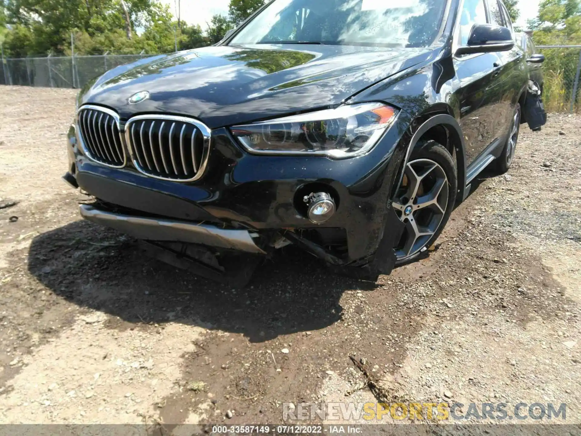 6 Photograph of a damaged car WBXHT3C51K3H34558 BMW X1 2019