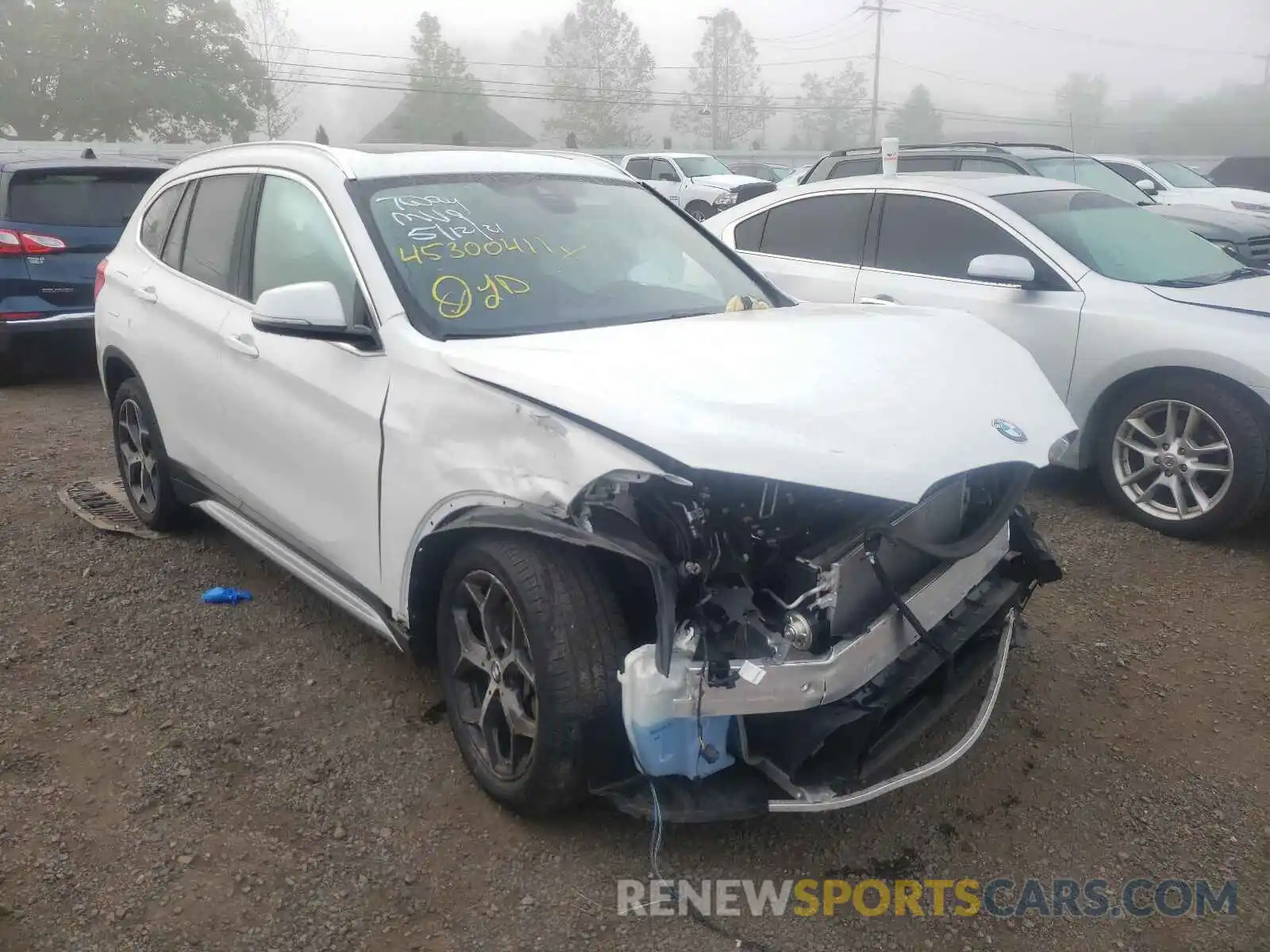 1 Photograph of a damaged car WBXHT3C51K3H36326 BMW X1 2019