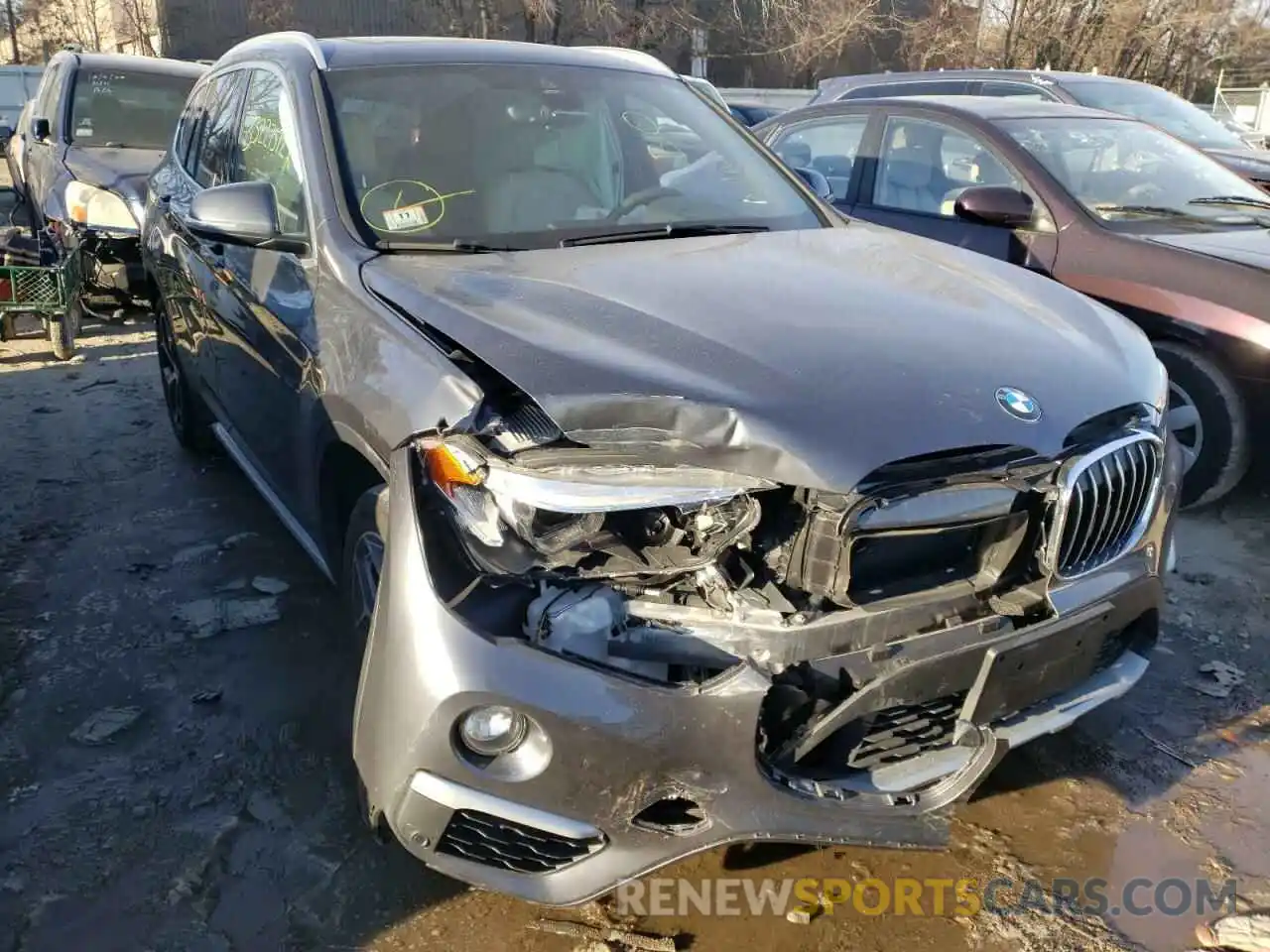 1 Photograph of a damaged car WBXHT3C51K5L37093 BMW X1 2019