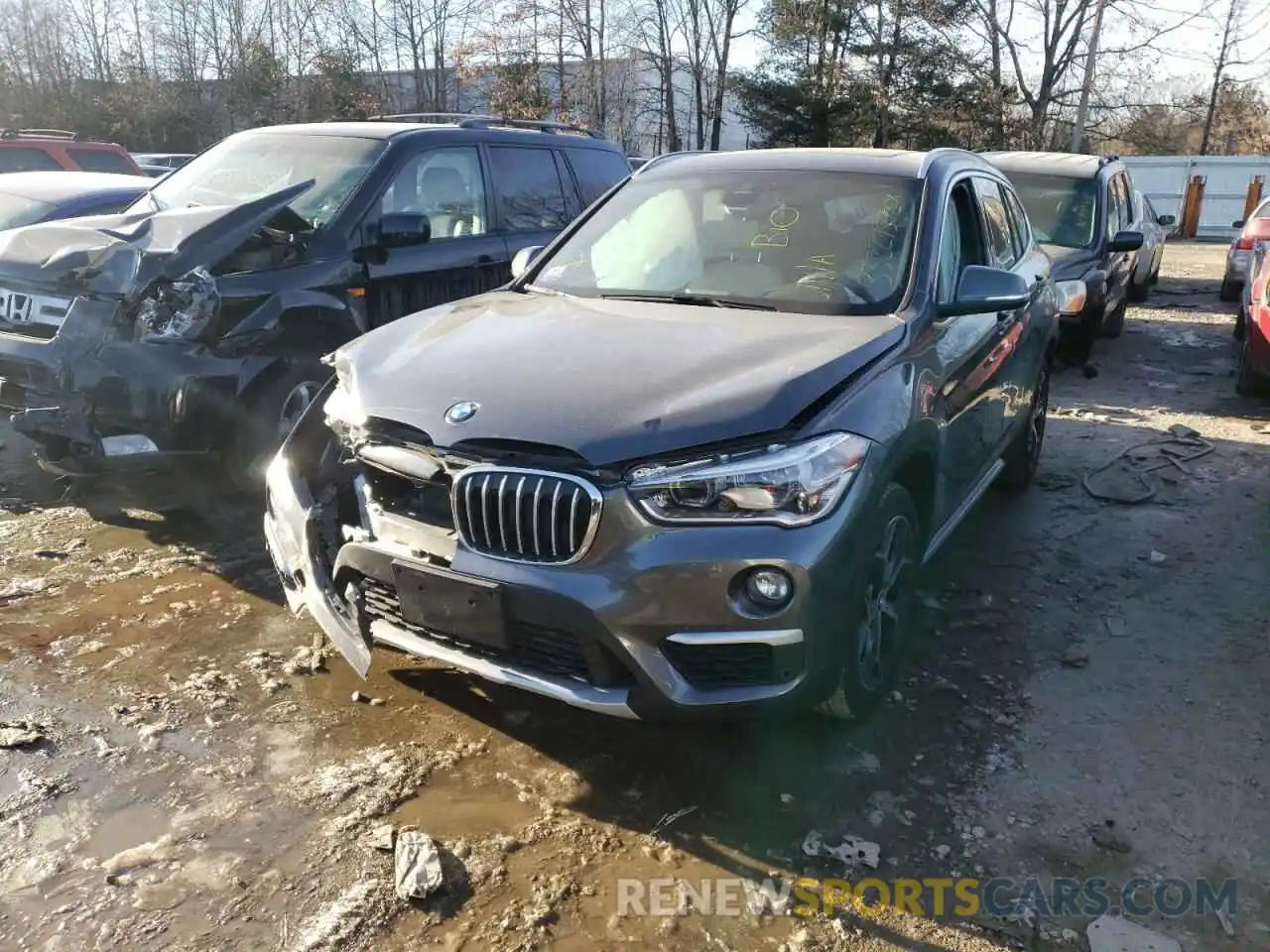 2 Photograph of a damaged car WBXHT3C51K5L37093 BMW X1 2019