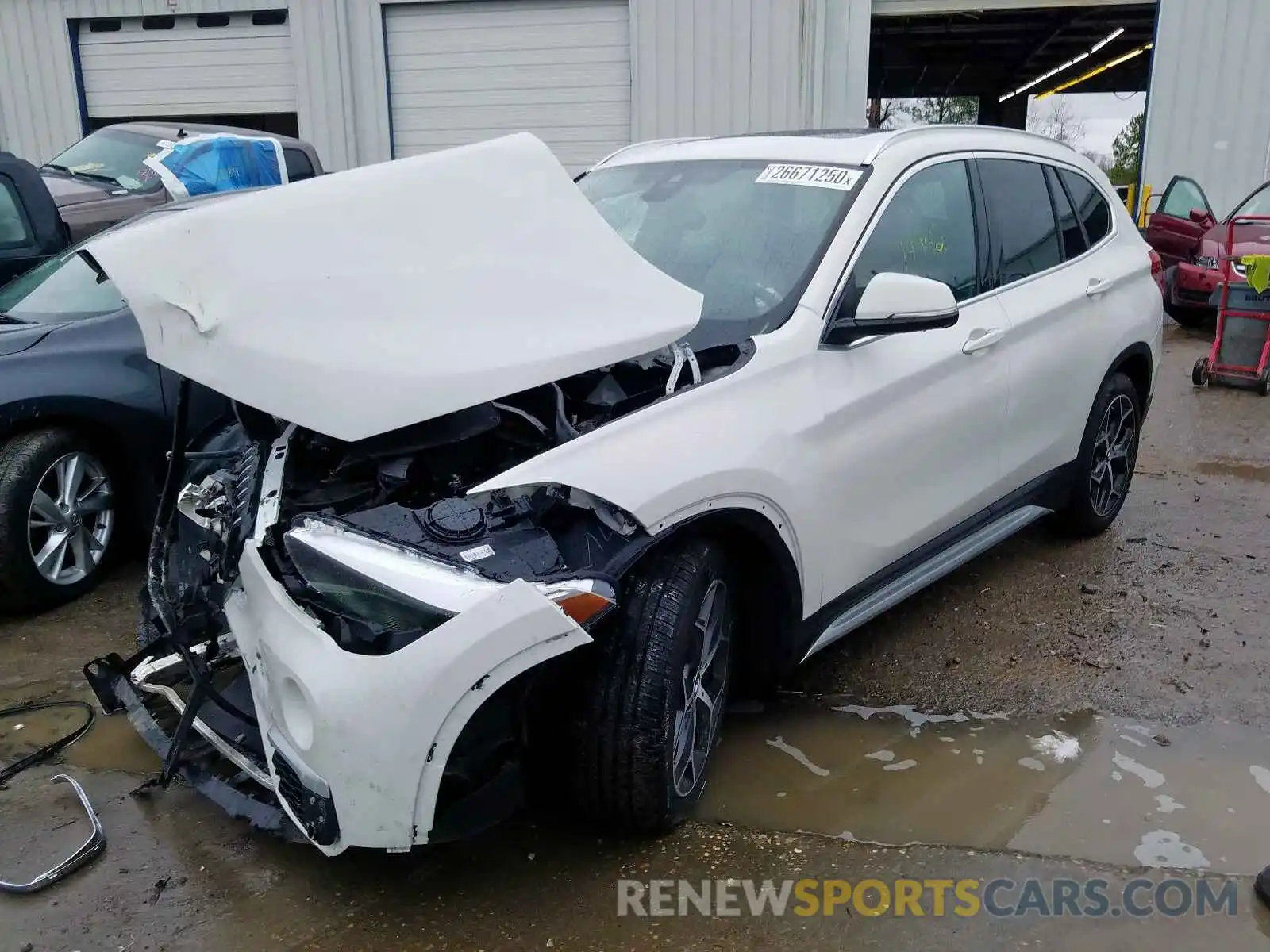 2 Photograph of a damaged car WBXHT3C51K5L37269 BMW X1 2019