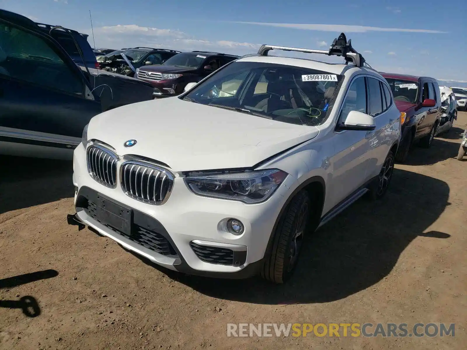 2 Photograph of a damaged car WBXHT3C51K5L38681 BMW X1 2019