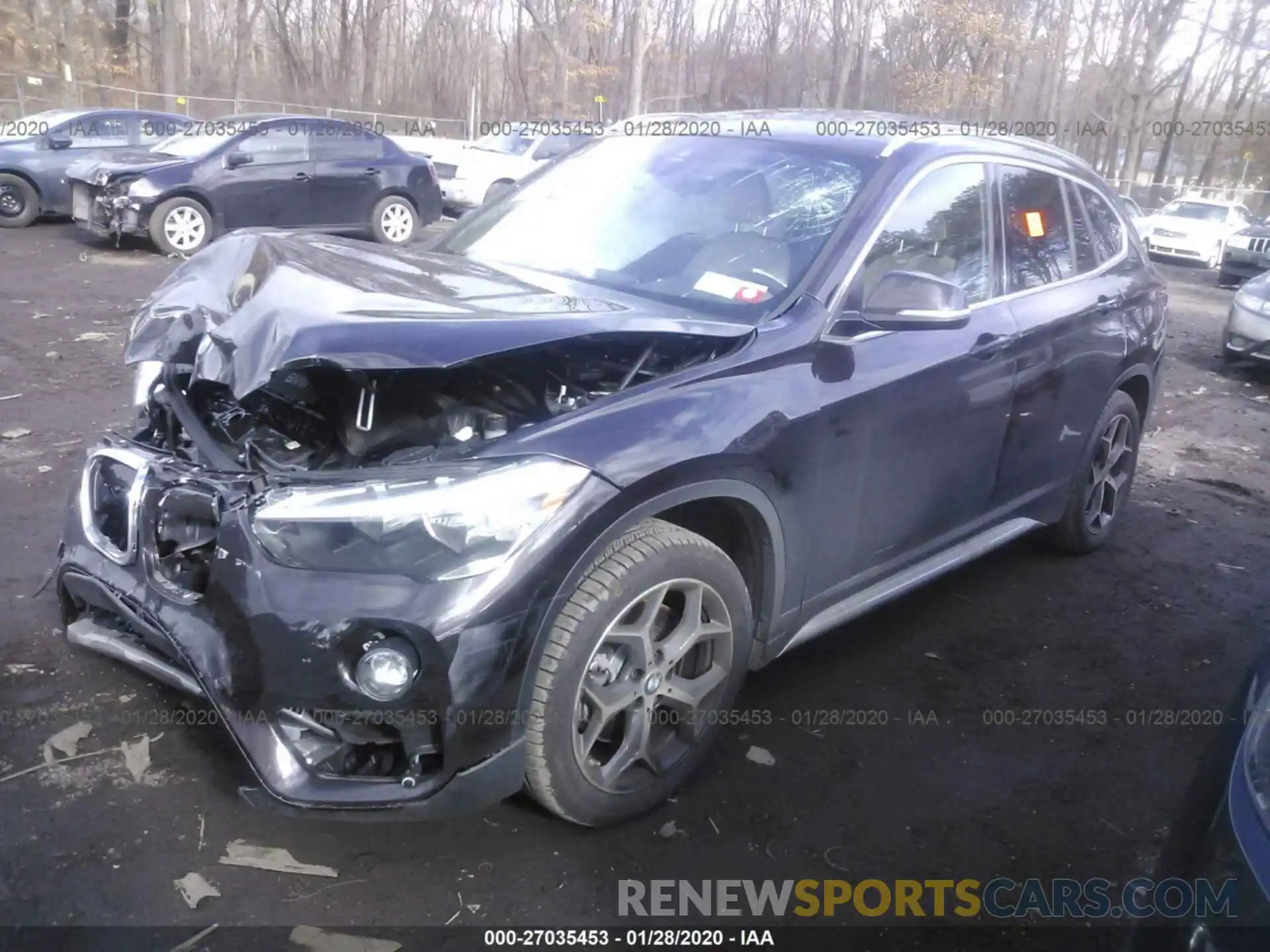 2 Photograph of a damaged car WBXHT3C51K5L38776 BMW X1 2019