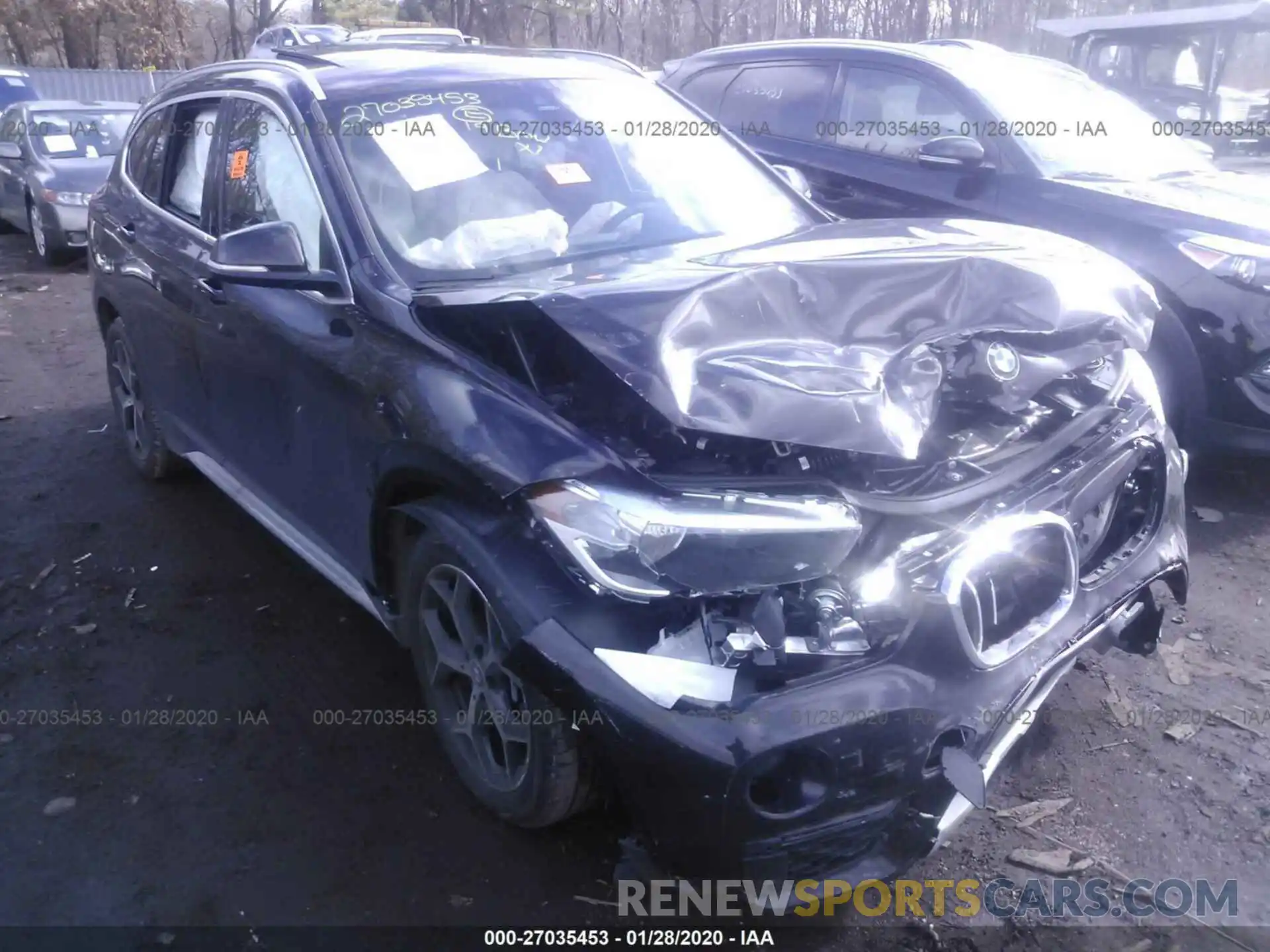 6 Photograph of a damaged car WBXHT3C51K5L38776 BMW X1 2019