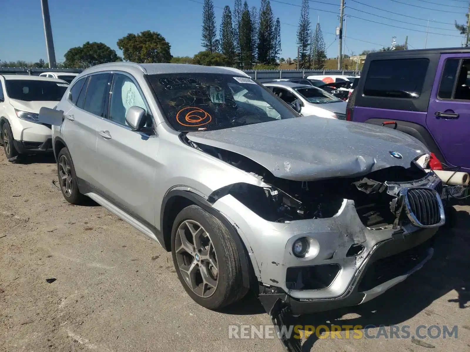 1 Photograph of a damaged car WBXHT3C51K5L90215 BMW X1 2019
