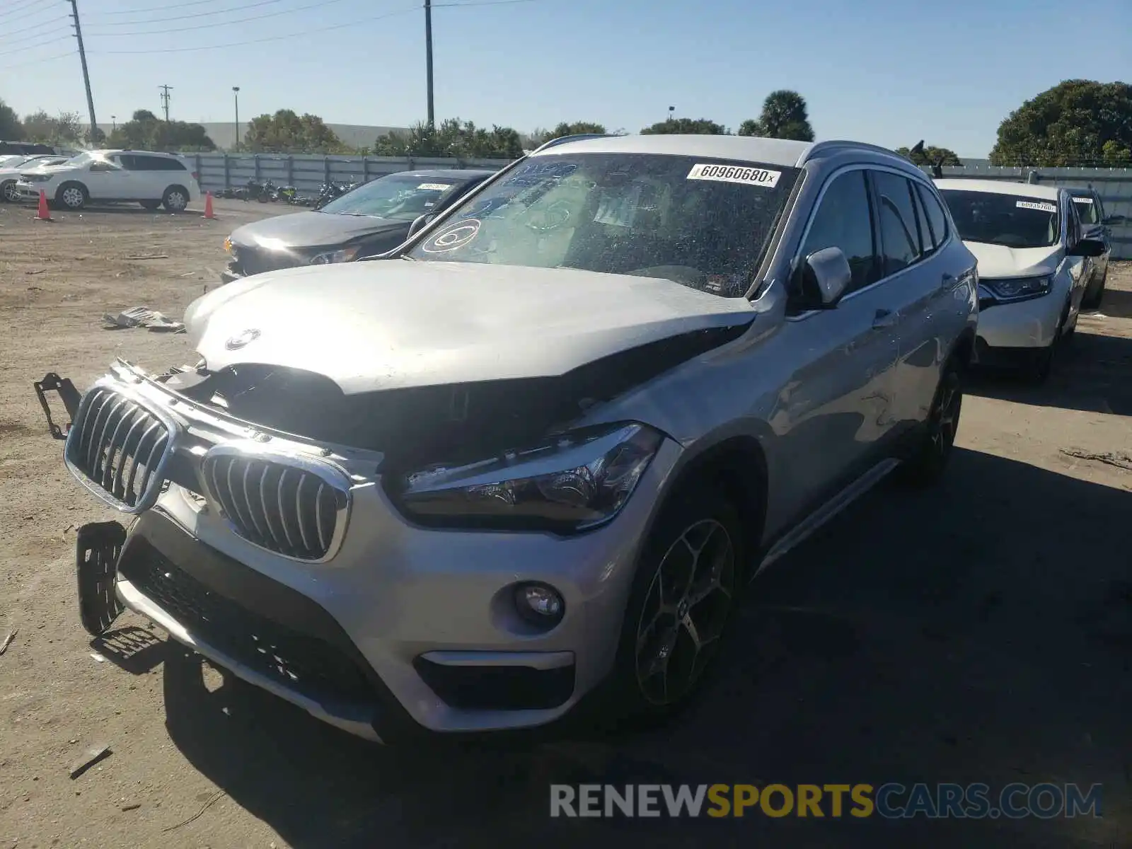 2 Photograph of a damaged car WBXHT3C51K5L90215 BMW X1 2019