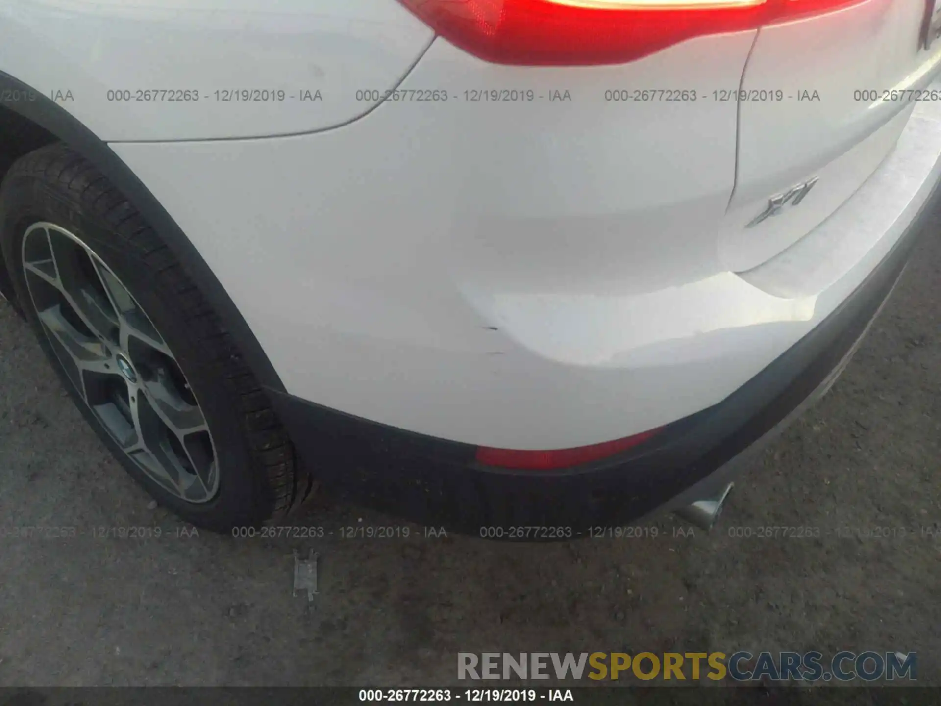 6 Photograph of a damaged car WBXHT3C51K5L90859 BMW X1 2019