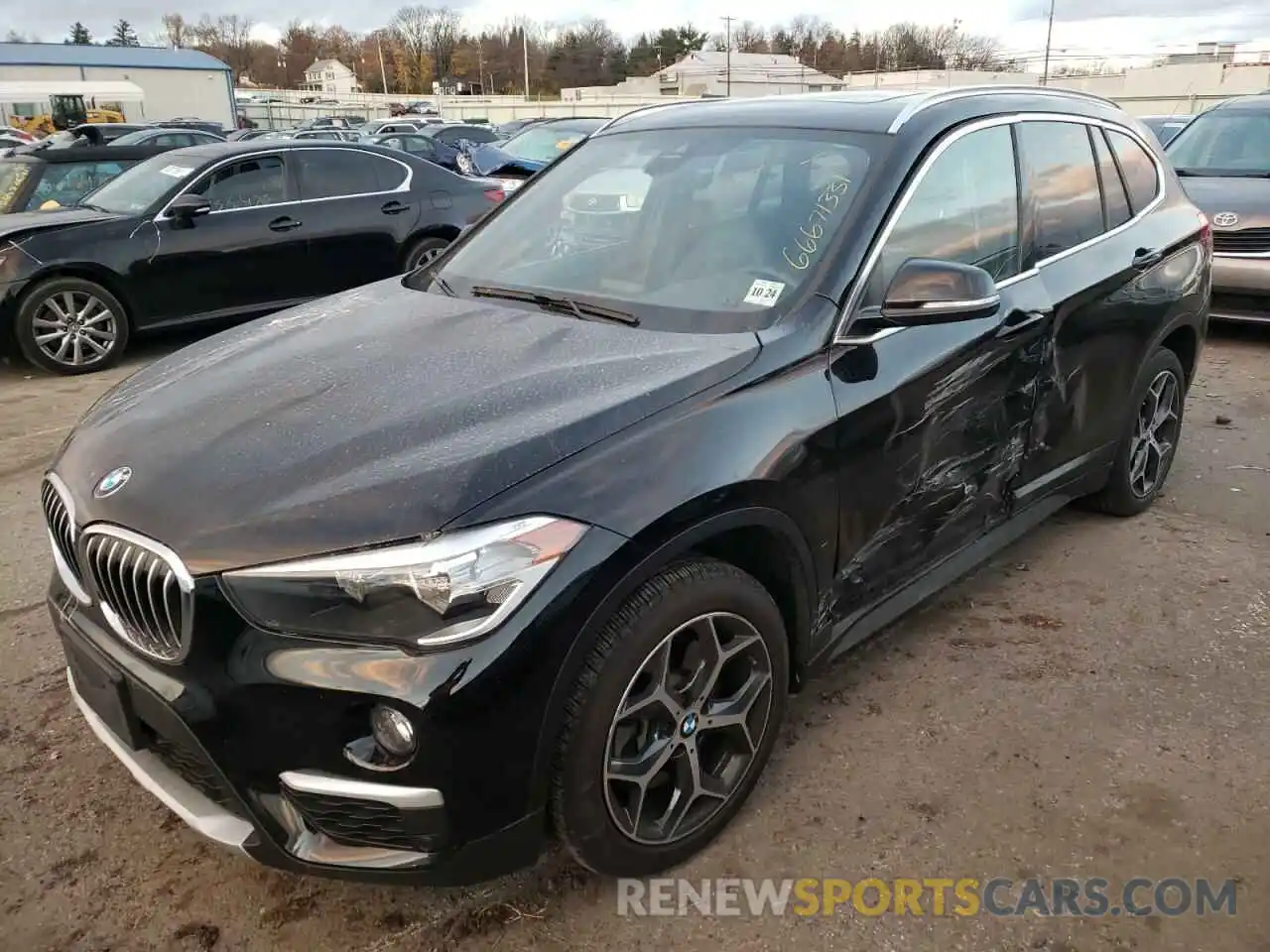 2 Photograph of a damaged car WBXHT3C51K5L91333 BMW X1 2019