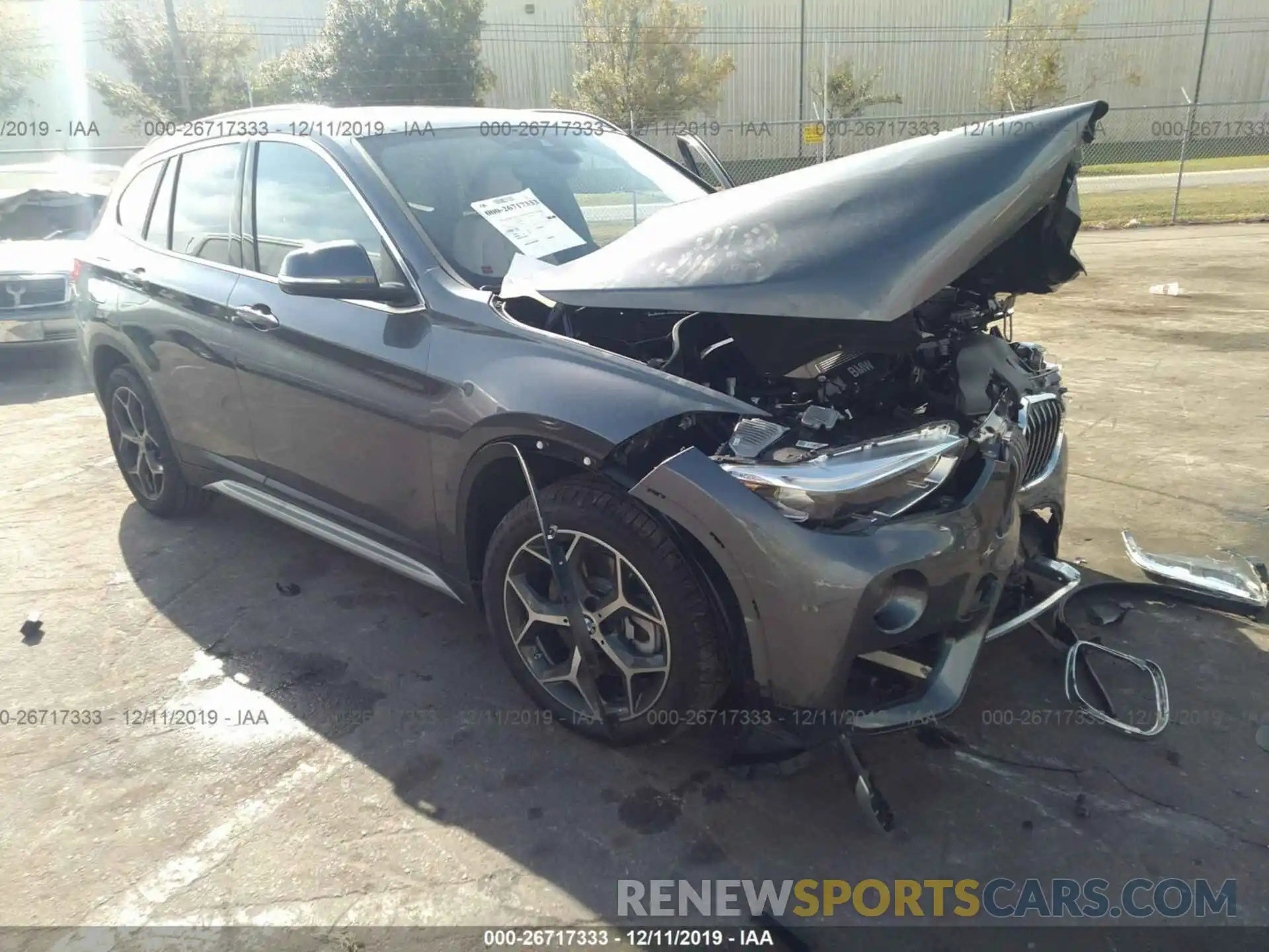1 Photograph of a damaged car WBXHT3C51K5N06917 BMW X1 2019