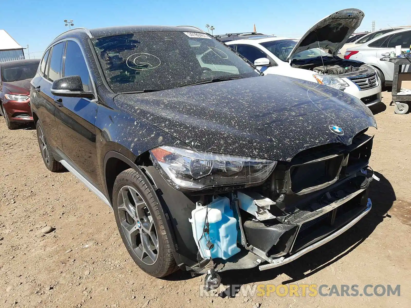 1 Photograph of a damaged car WBXHT3C52K5L35823 BMW X1 2019