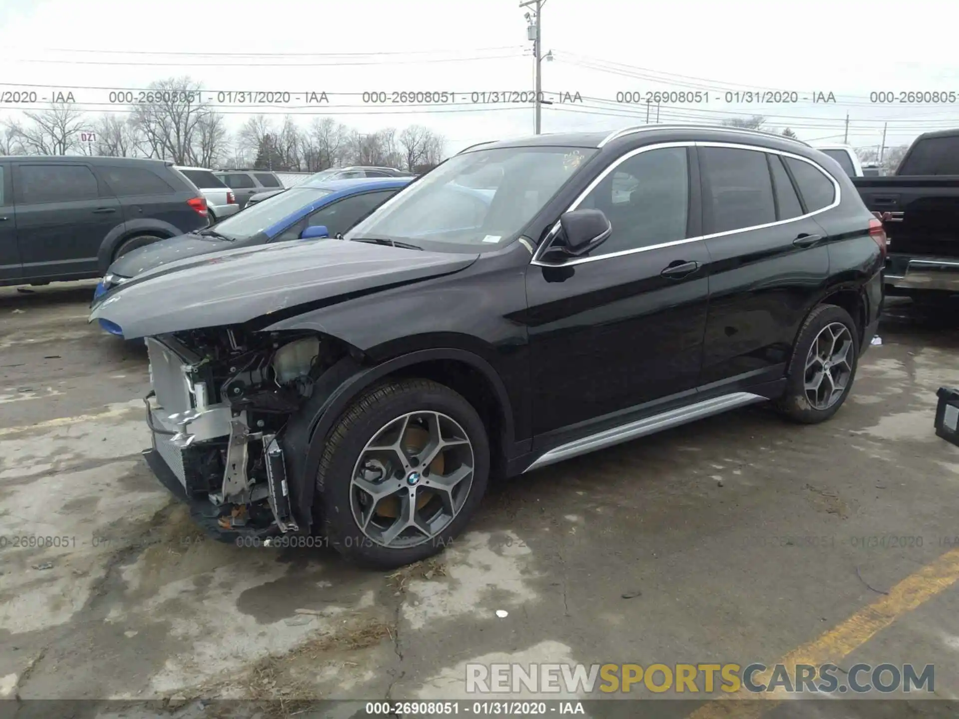 2 Photograph of a damaged car WBXHT3C52K5L89185 BMW X1 2019