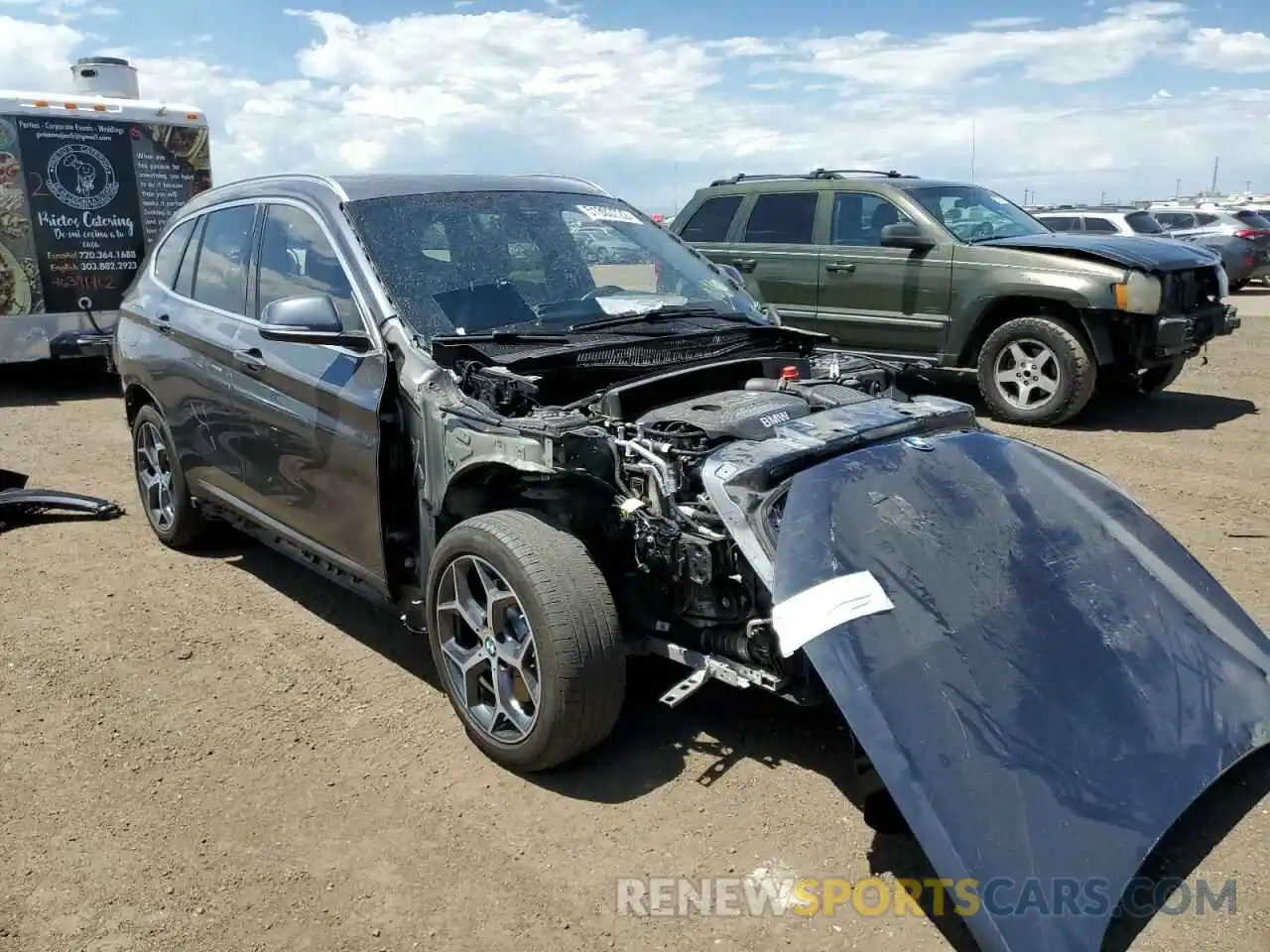 1 Photograph of a damaged car WBXHT3C52K5L90403 BMW X1 2019