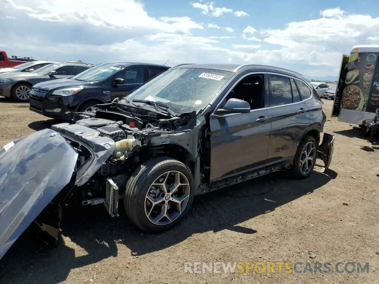 2 Photograph of a damaged car WBXHT3C52K5L90403 BMW X1 2019