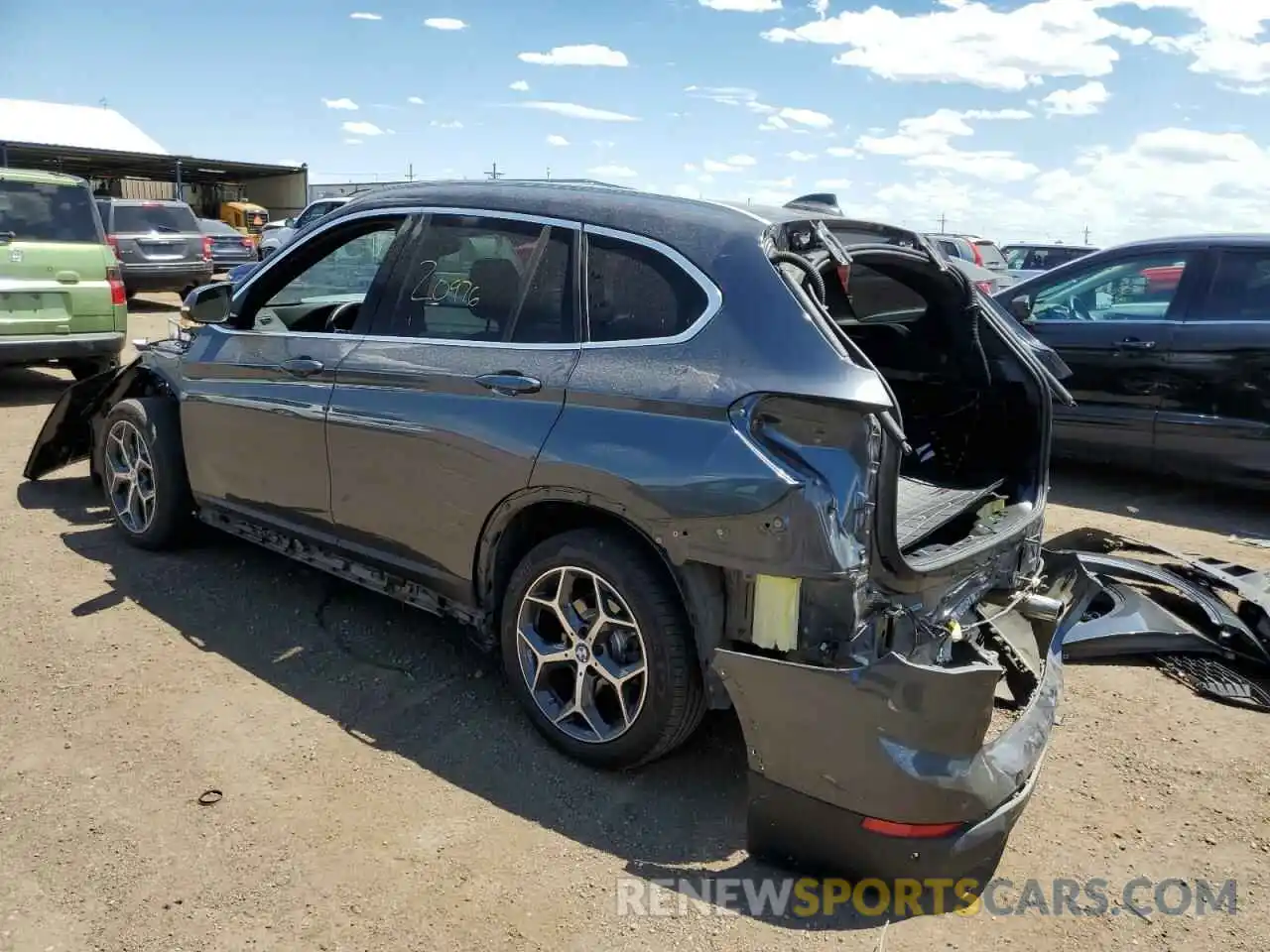 3 Photograph of a damaged car WBXHT3C52K5L90403 BMW X1 2019