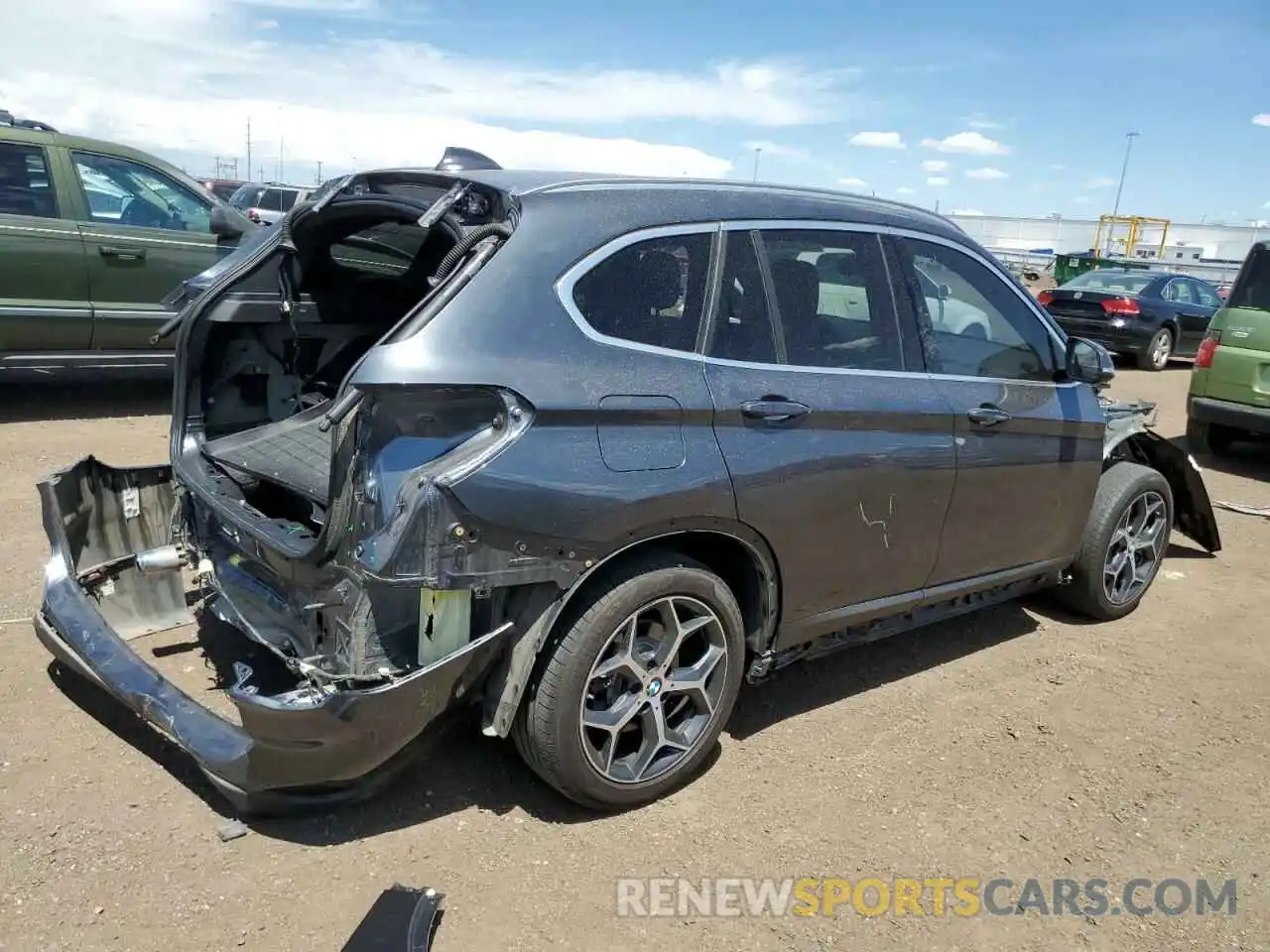 4 Photograph of a damaged car WBXHT3C52K5L90403 BMW X1 2019