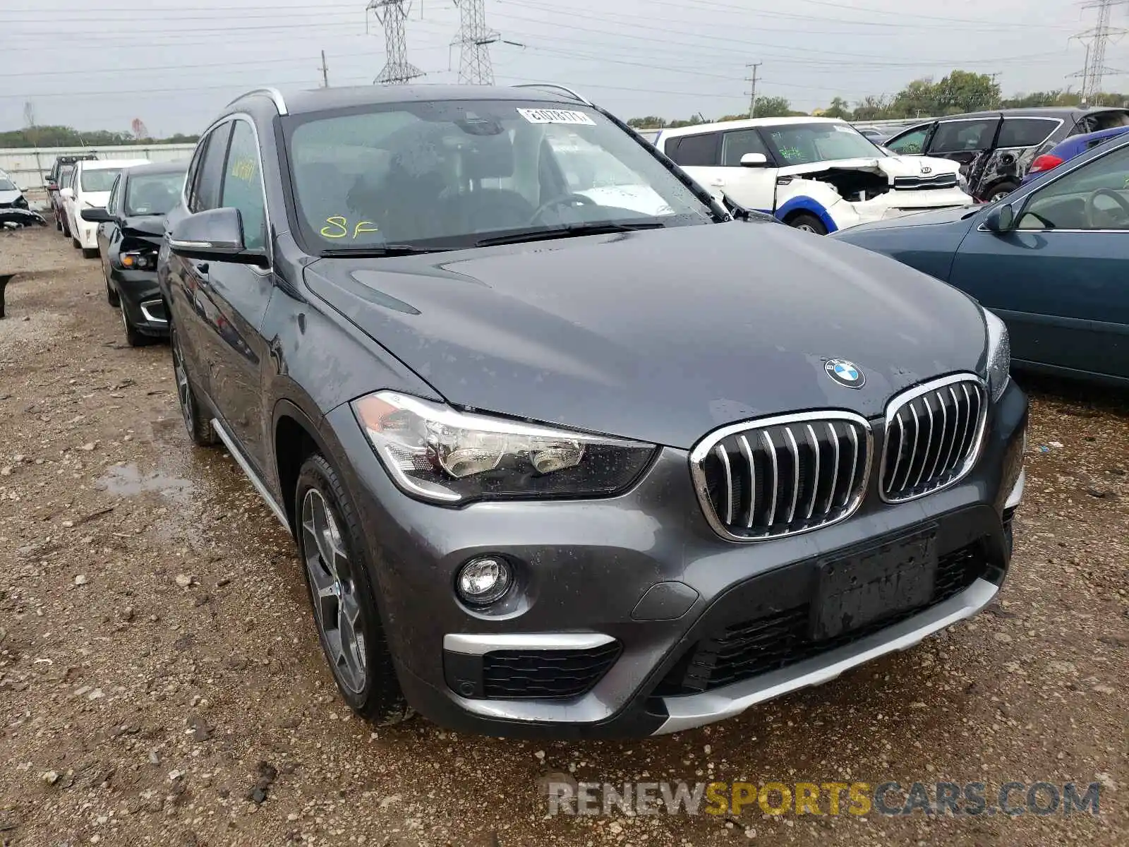 1 Фотография поврежденного автомобиля WBXHT3C52K5L97884 BMW X1 2019