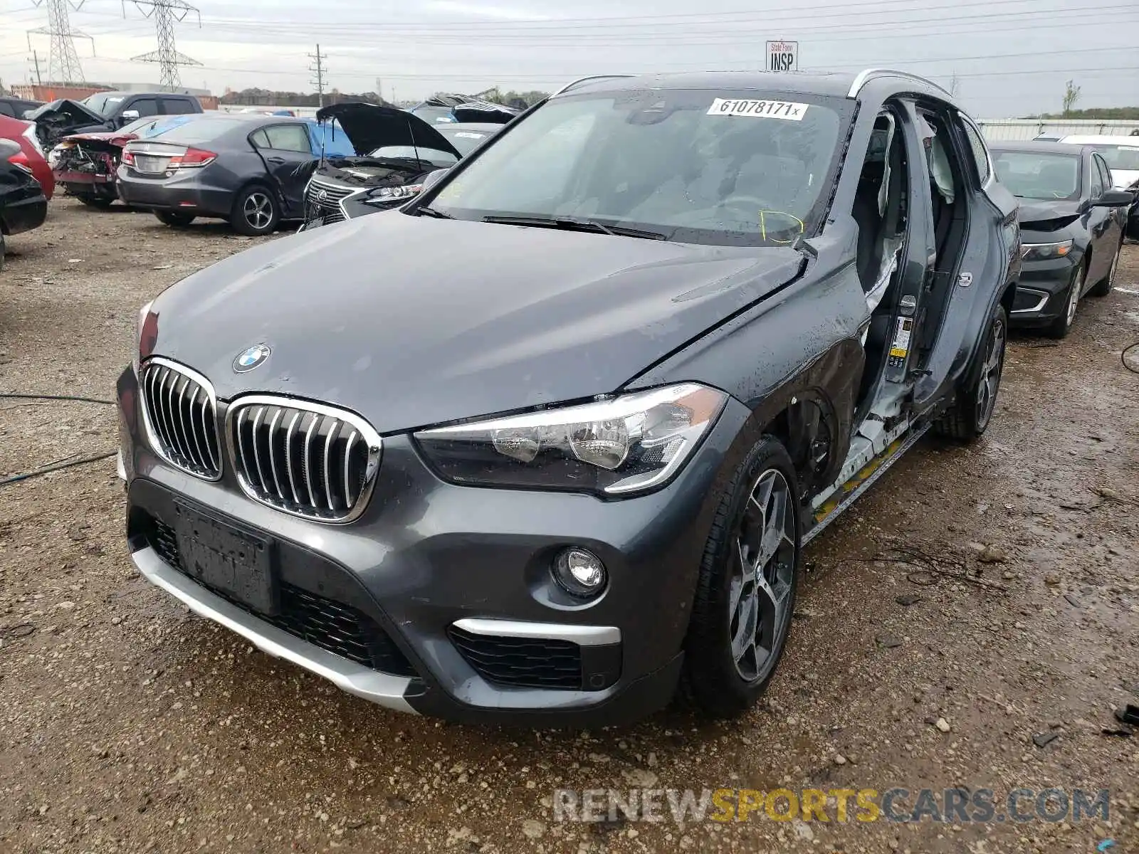 2 Photograph of a damaged car WBXHT3C52K5L97884 BMW X1 2019