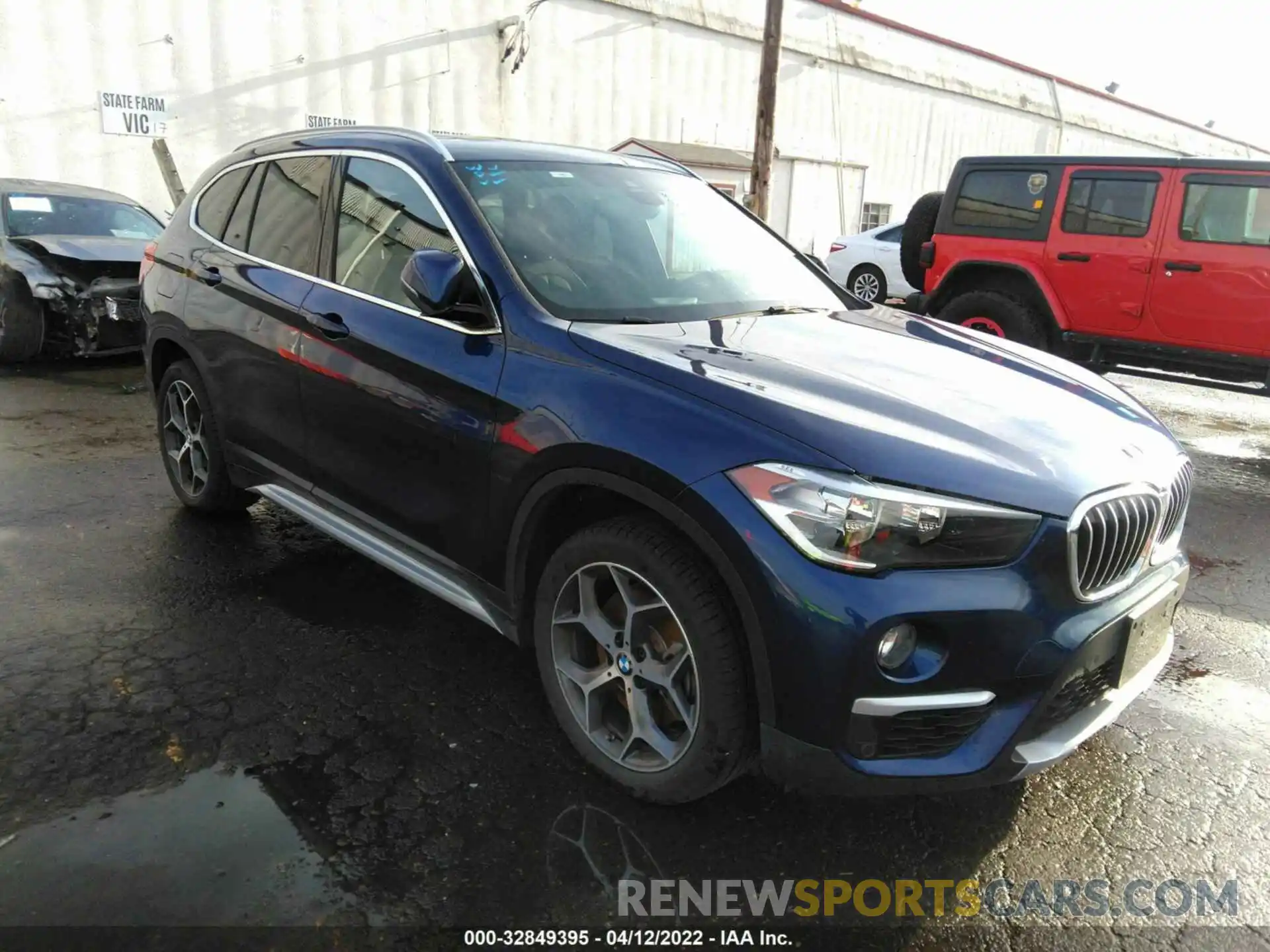 1 Photograph of a damaged car WBXHT3C53K3H34593 BMW X1 2019