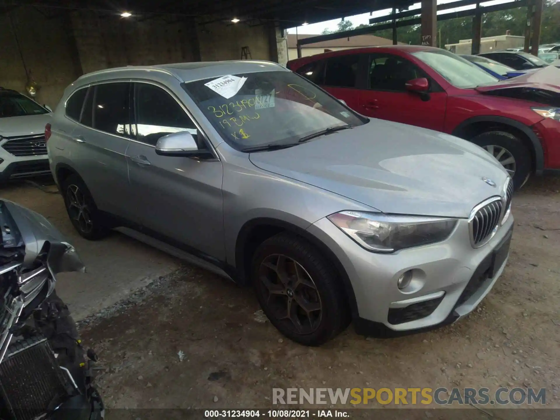 1 Photograph of a damaged car WBXHT3C53K3H35453 BMW X1 2019