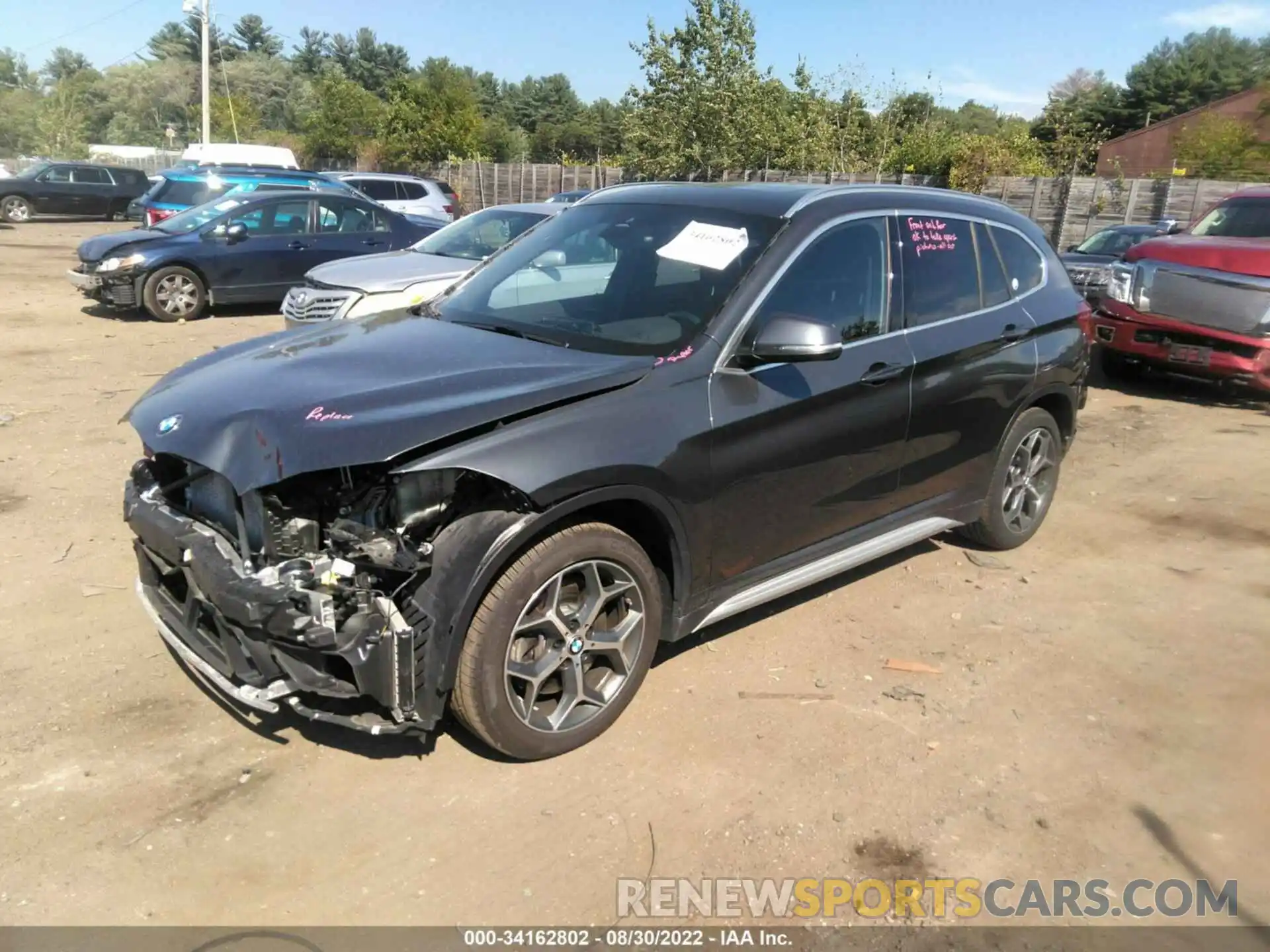 2 Фотография поврежденного автомобиля WBXHT3C53K3H35548 BMW X1 2019