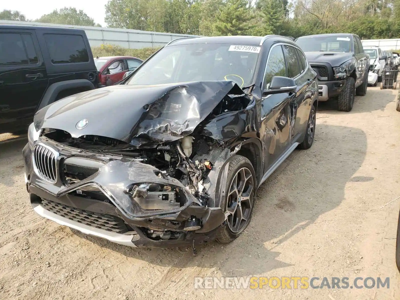 2 Photograph of a damaged car WBXHT3C53K5L35555 BMW X1 2019