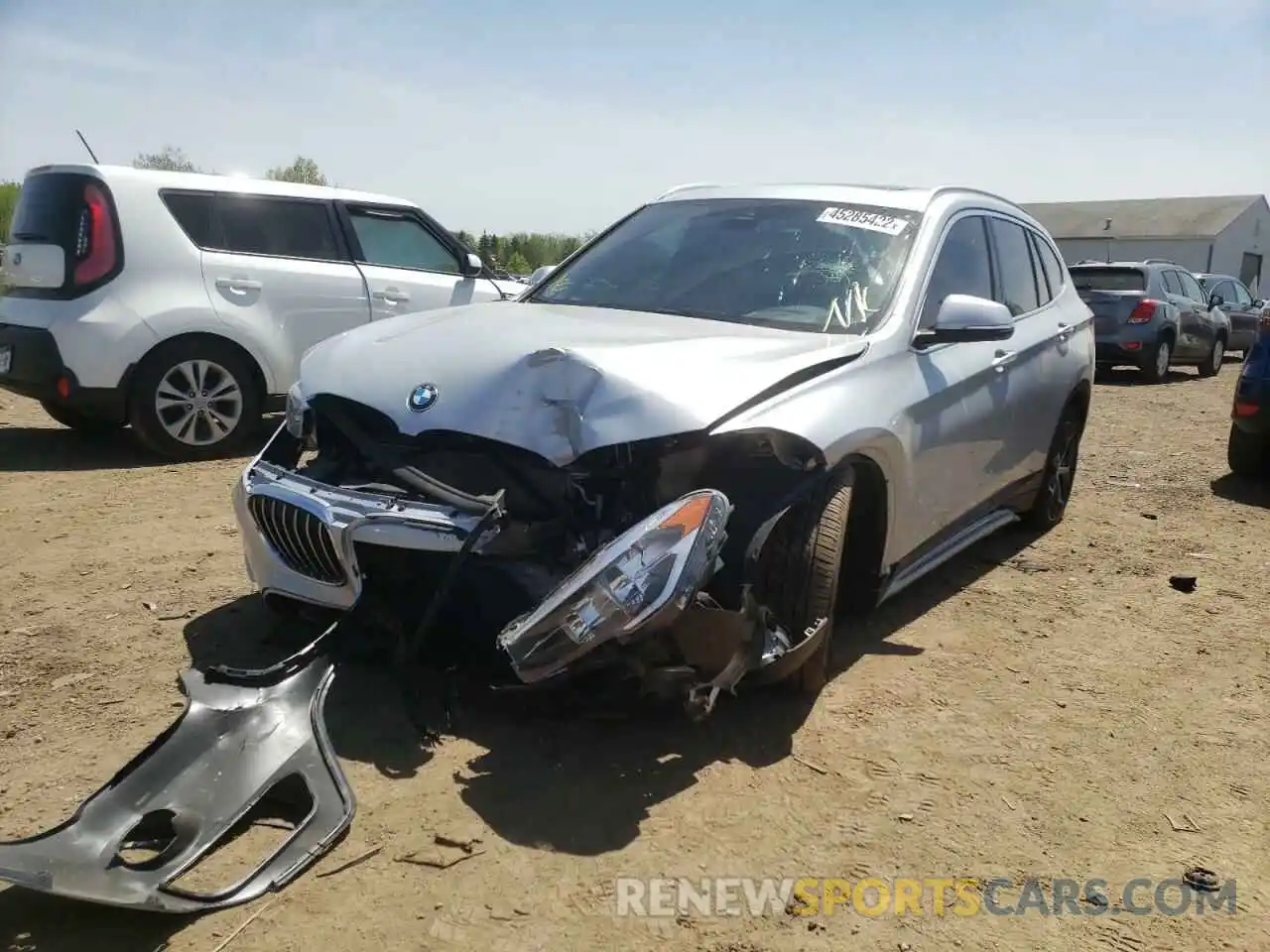 2 Photograph of a damaged car WBXHT3C53K5L35958 BMW X1 2019