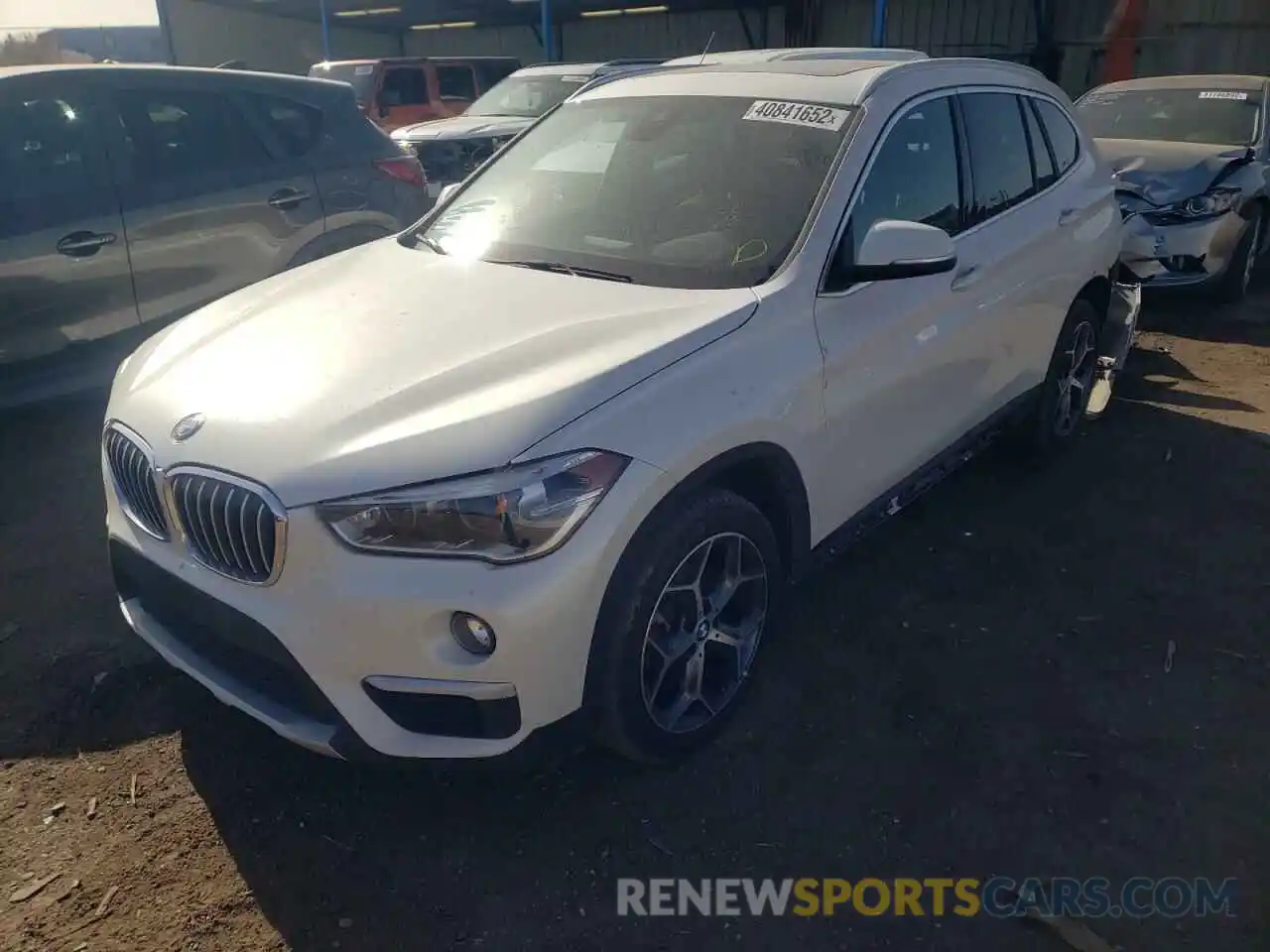 2 Photograph of a damaged car WBXHT3C53K5L36723 BMW X1 2019