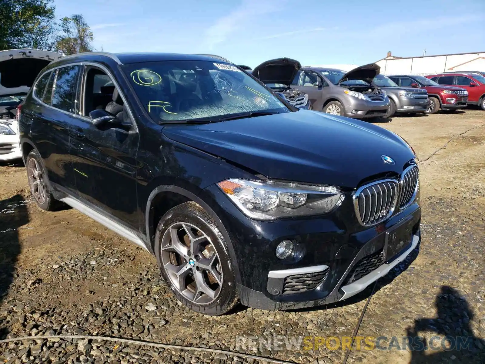 1 Photograph of a damaged car WBXHT3C53K5L38522 BMW X1 2019