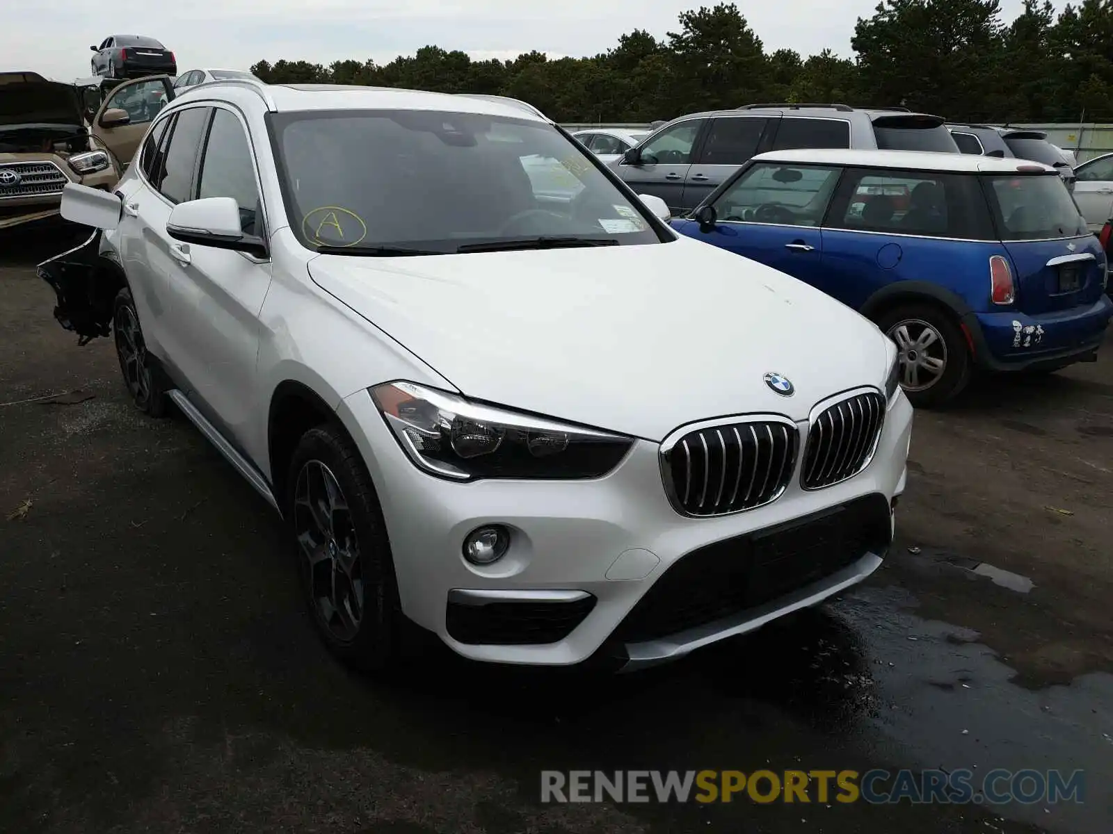 1 Photograph of a damaged car WBXHT3C53K5L89258 BMW X1 2019