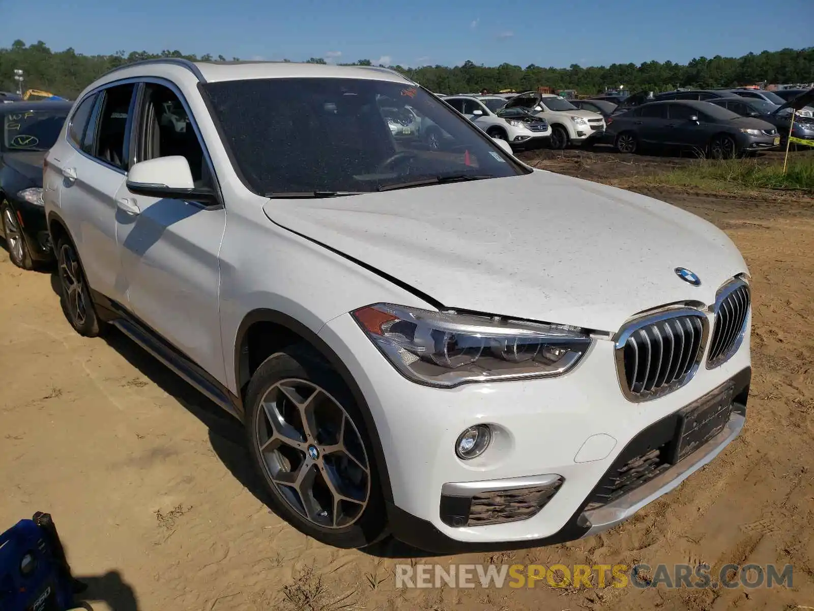 1 Photograph of a damaged car WBXHT3C53K5L90622 BMW X1 2019