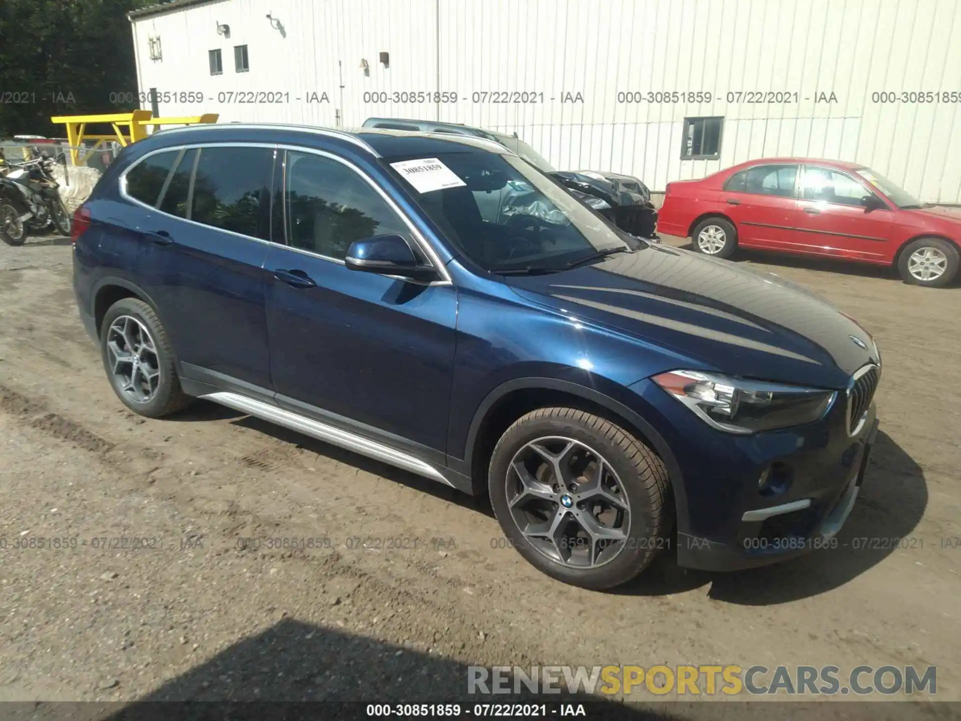 1 Photograph of a damaged car WBXHT3C54K5L36102 BMW X1 2019