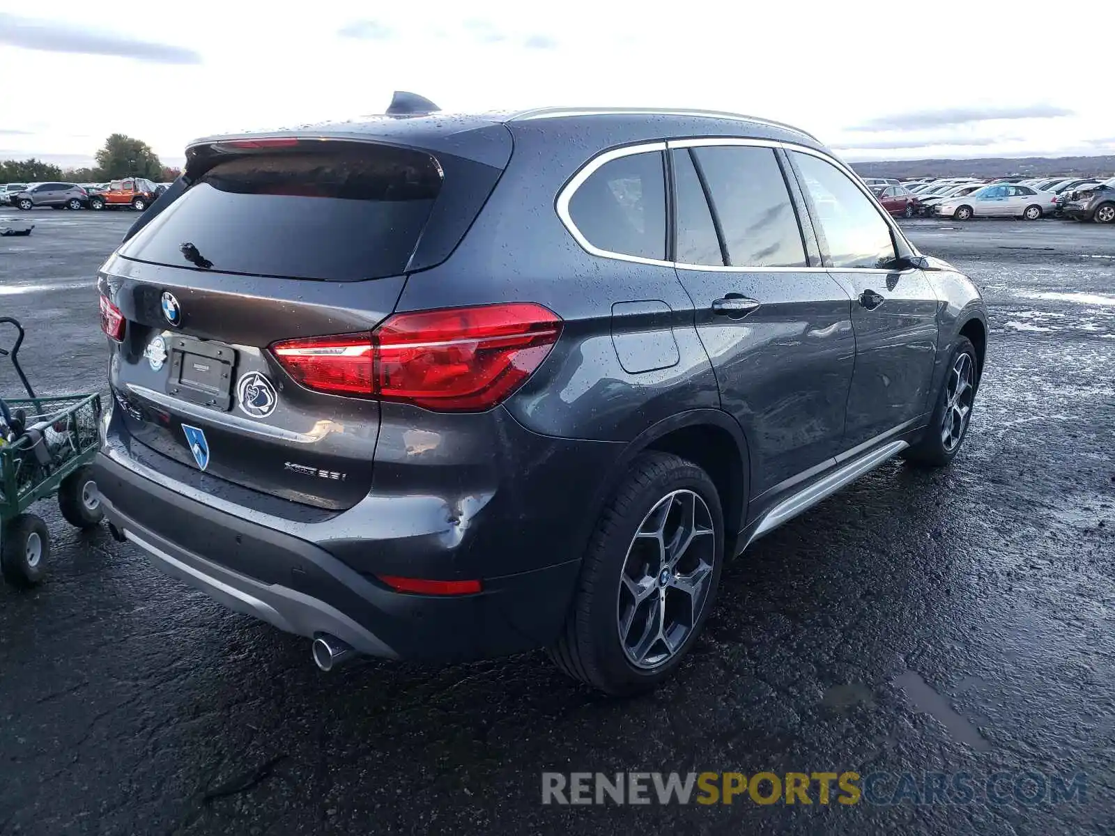 4 Photograph of a damaged car WBXHT3C54K5L36245 BMW X1 2019